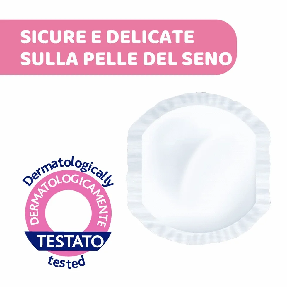 Chicco Coppette Assorbilatte Giorno e Notte, Ultra-Assorbenti, Morbide, Traspiranti, 30 Pezzi, Bianco