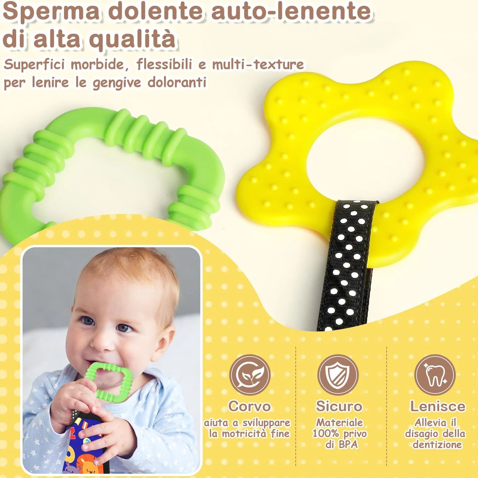 Giochi Montessori Neonato 0 3 6 12 Mesi, Libro Sensoriale con Specchio, Tummy Time Morbidi di attività Giocattoli Educativi Interattivo Regali