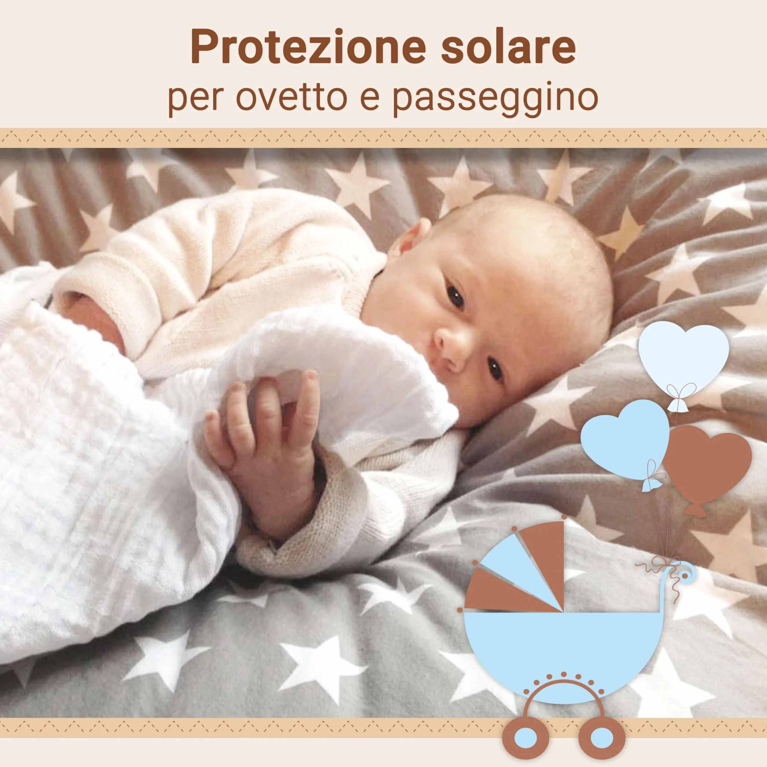 ZOLLNER 10 mussole 80x80 cm cotone bianco lavabili 95°C