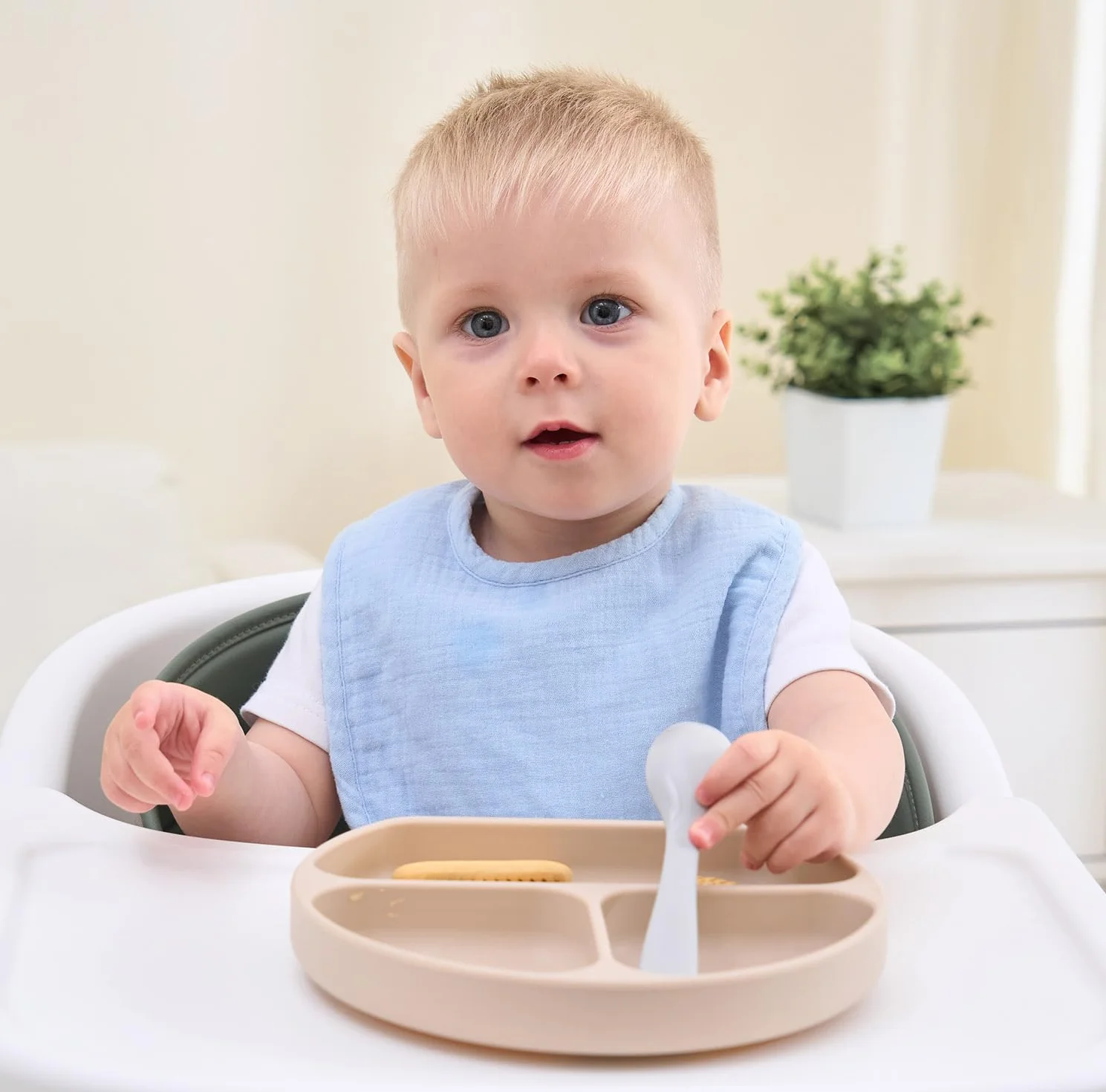 SLOSH Bavaglini Neonato Cotone Morbidi Assorbenti Lavabile Pappa Ruttino