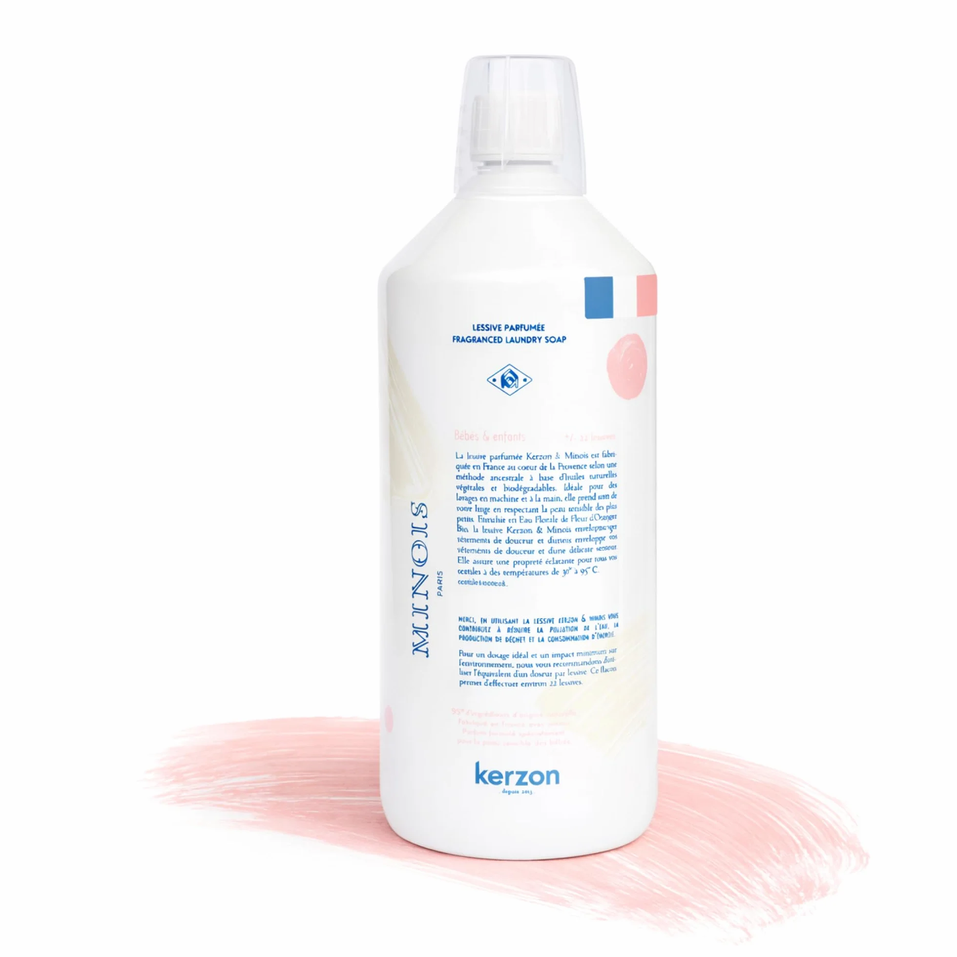 MINOIS PARIS Detersivo Naturale per Bebè 22 Lavaggi Made in France