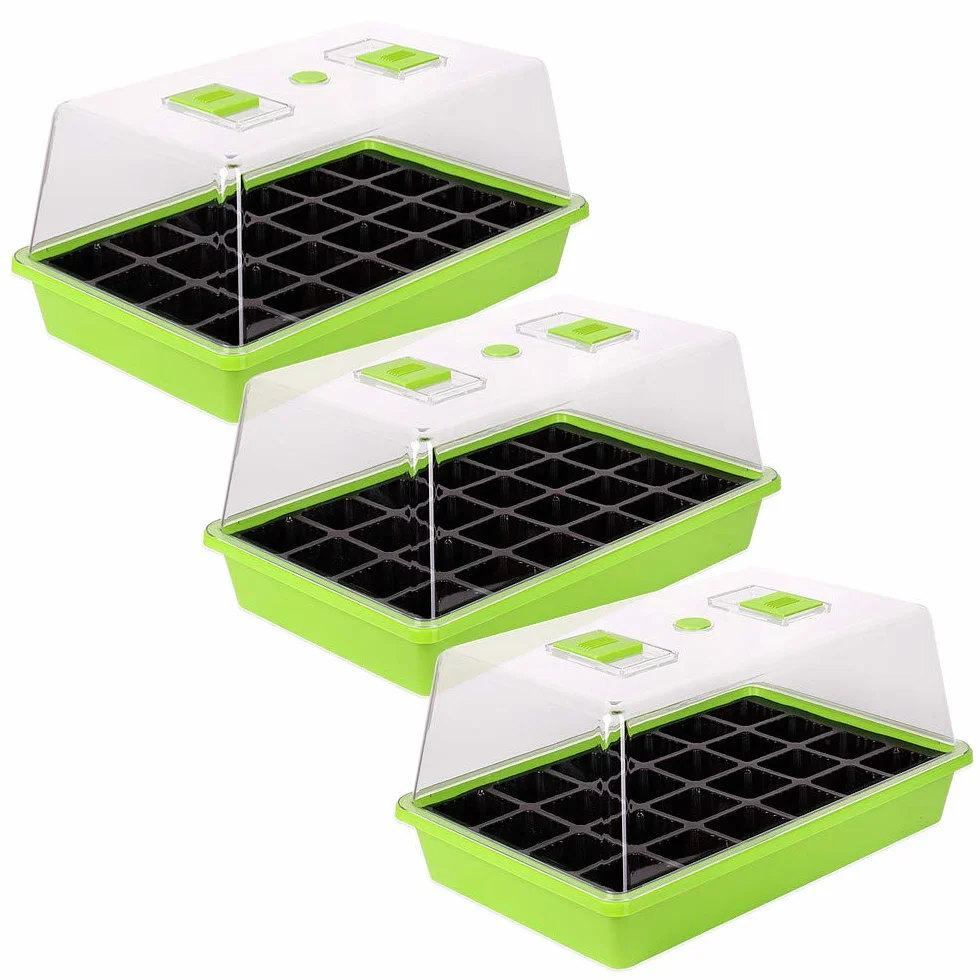 Schramm Mini Set da vivaio 38x24x18 cm con Coperchio e Ventilazione 3 Pezzi