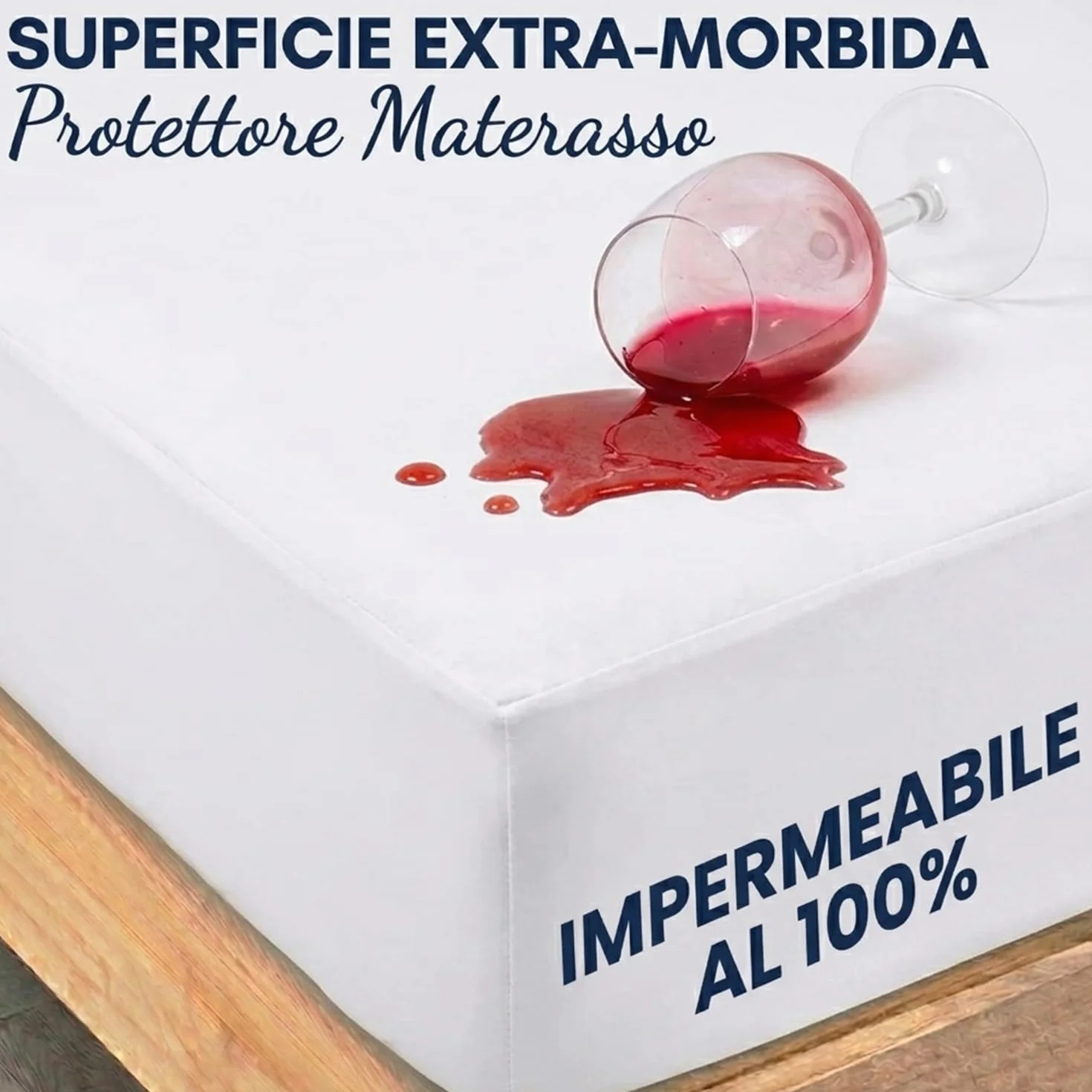 Coprimaterasso Culla Impermeabile 70x140 con Angoli 2 Pezzi