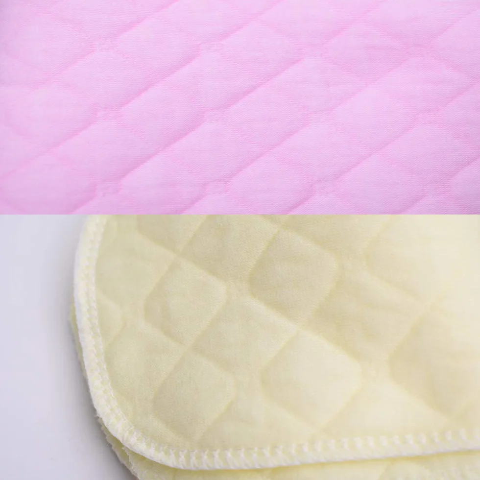 Pannolino Riutilizzabile Cotone Morbido Neonati Multifunzione Inserto Traspirante Assorbimento 32x12 cm 12 Pezzi