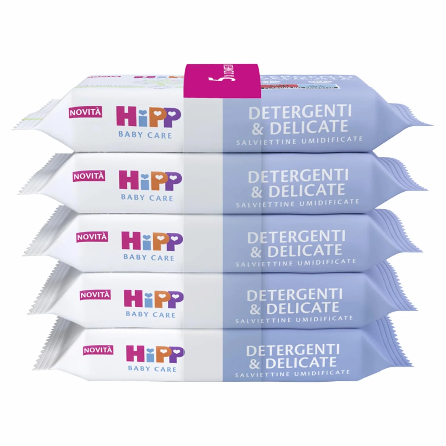 HiPP Salviette Neonato Umidificate Senza Plastica 15x48