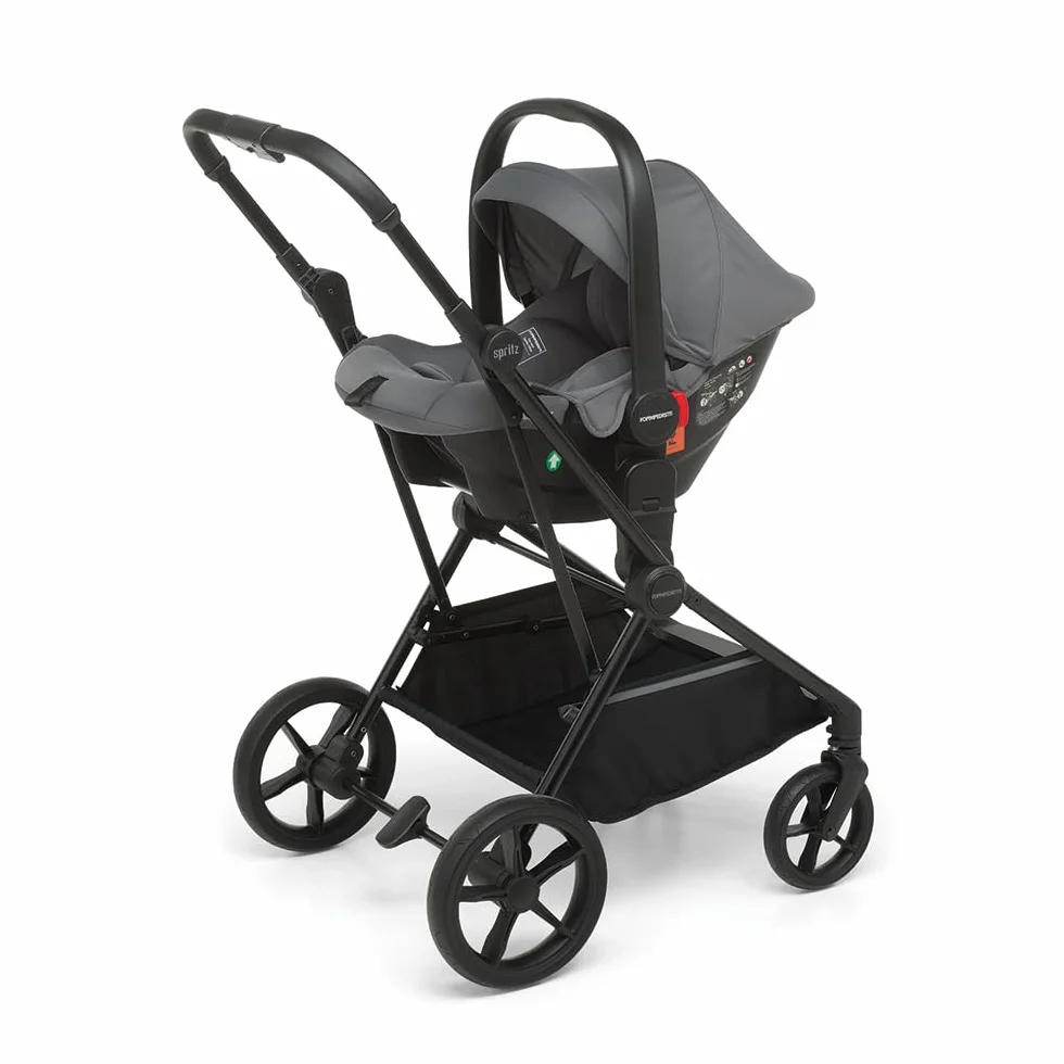 Foppapedretti Spritz I-Size System Modulare Combinato Passeggino Navicella Seggiolino Auto Titanium