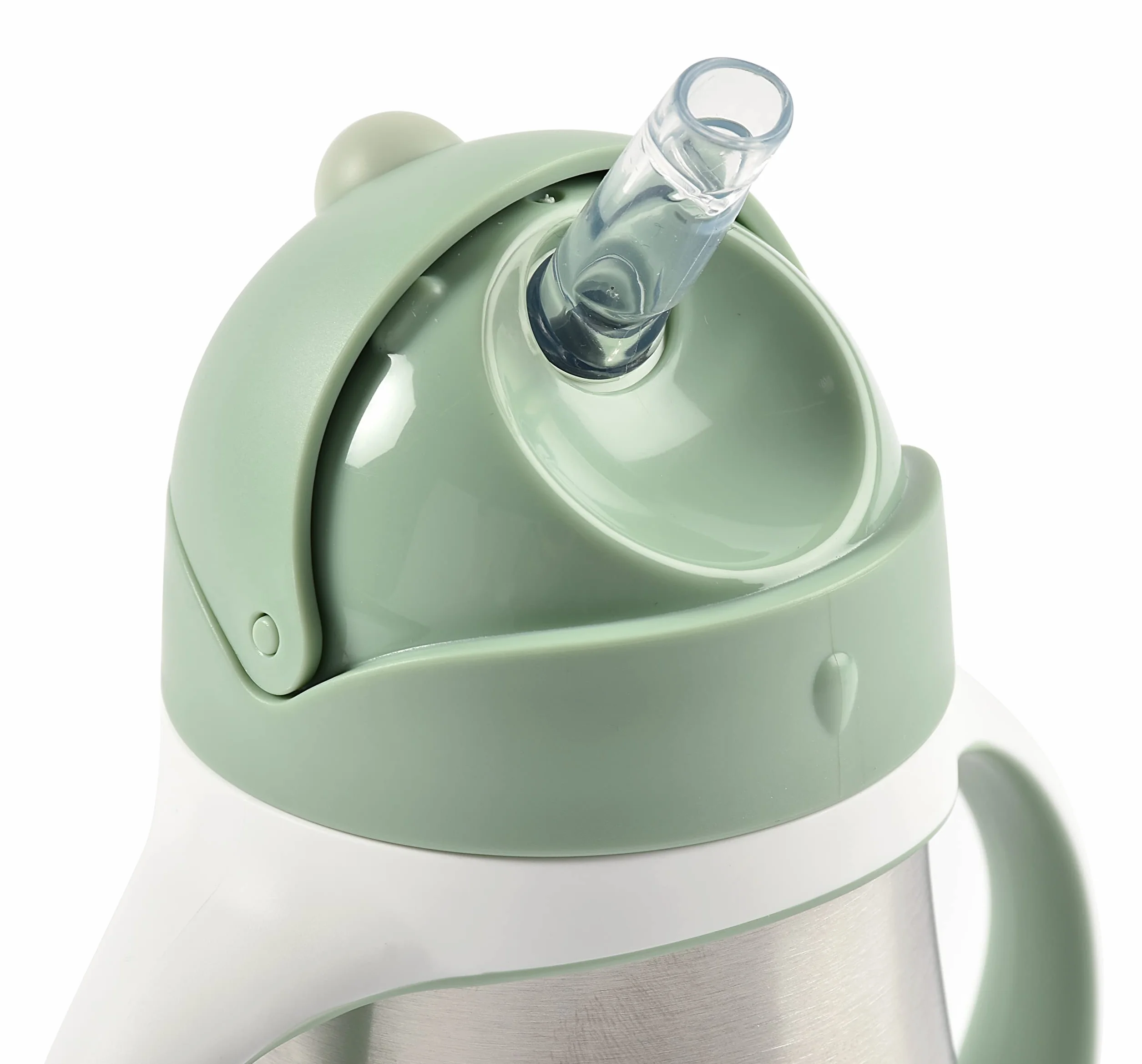 BÉABA Biberon Tazza Apprendimento 2 in 1 250 ml Inox Verde Salvia