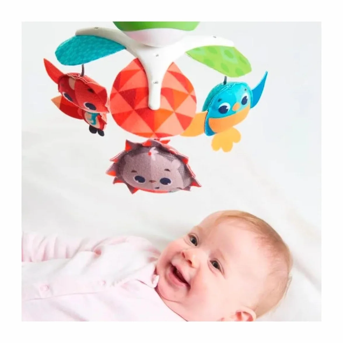 Tiny Love Take A Long Mobile 3 in 1 Giostrina Culla Musicale Portatile, 0+ Mesi, Attacchi Universali, 30 Minuti Musica, Meadow Days