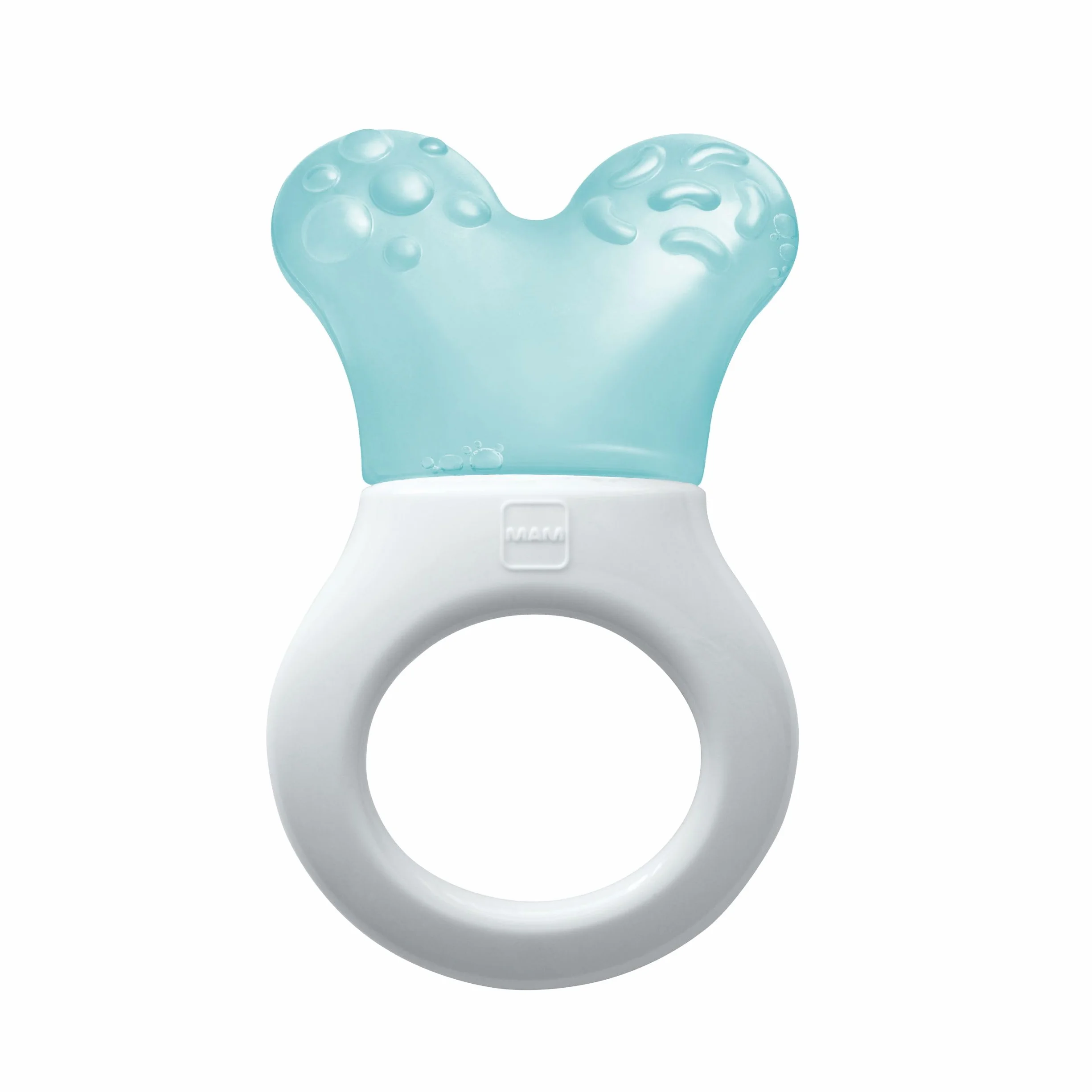 MAM Mini Cooler & Clip Dentaruolo, Massaggia gengive neonati 2+ mesi, Azzurro