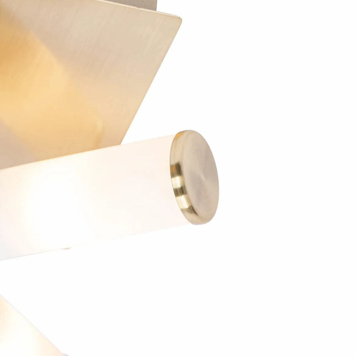 Qazqa bath - Lampada da soffitto Moderno - 4 luce - L 23 cm - Oro/Ottone - Moderno - Bagno
