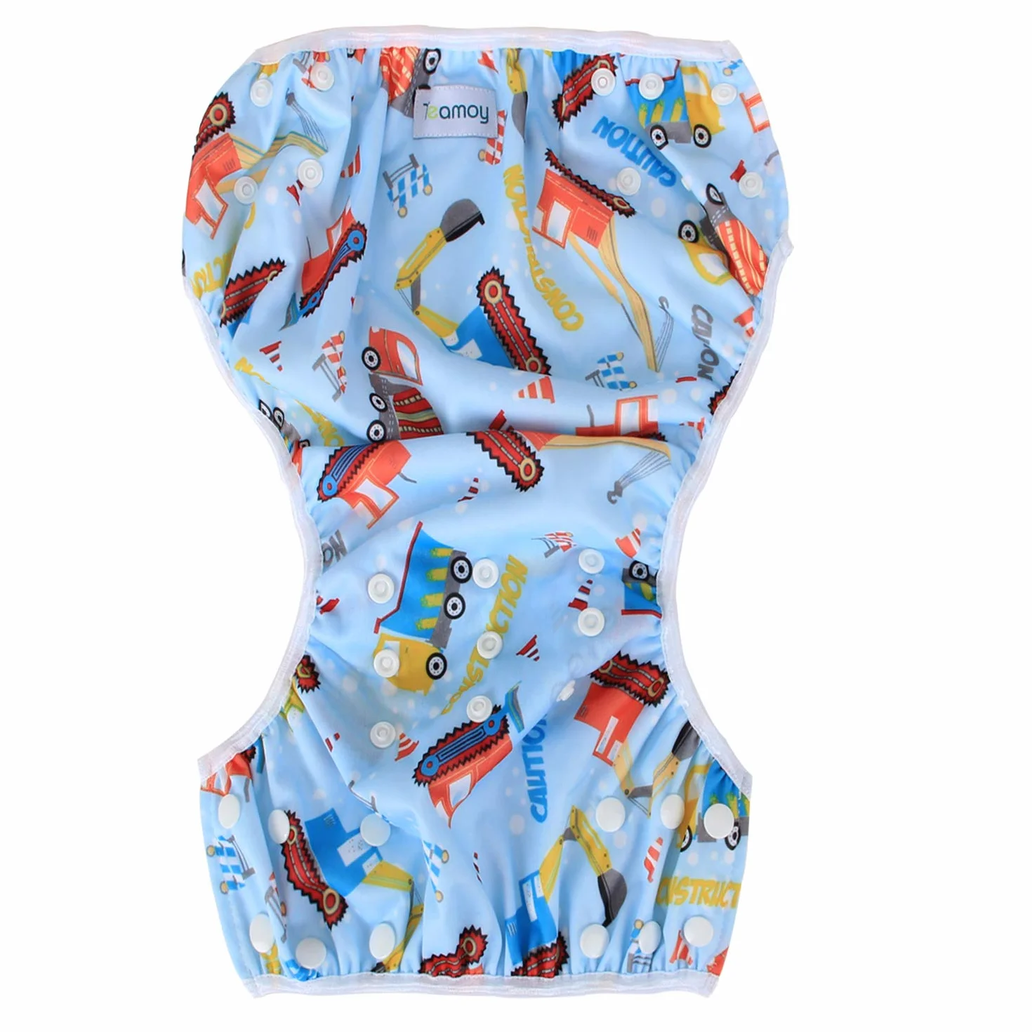 Teamoy 2pcs Baby Nappy riutilizzabile pannolino da nuoto, costume piscina neonato Lavabili 0-3 Anni