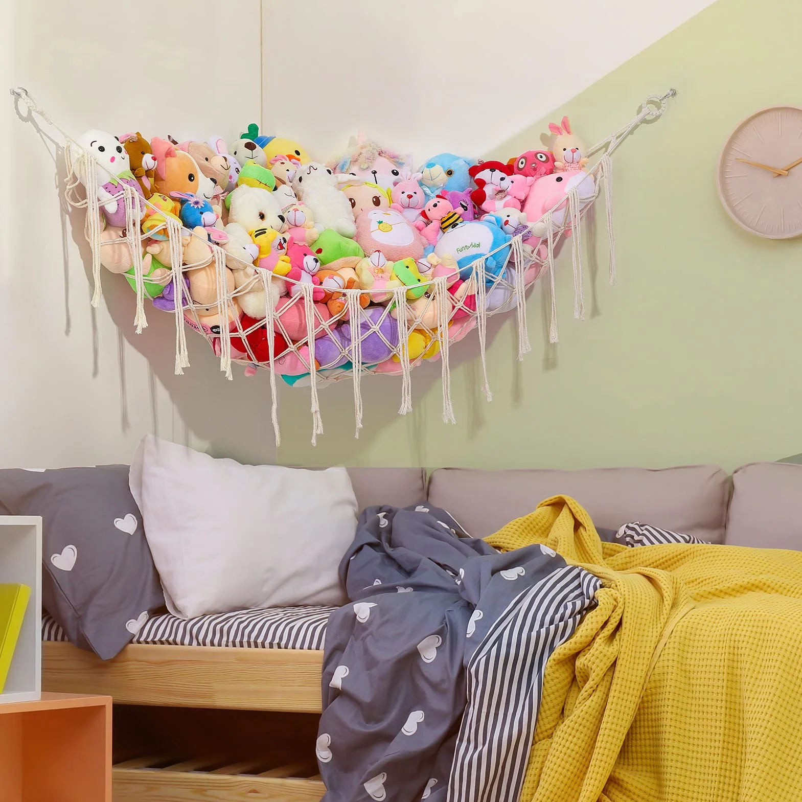 Giocattolo Amaca di Peluche Portaoggetti per Bambini