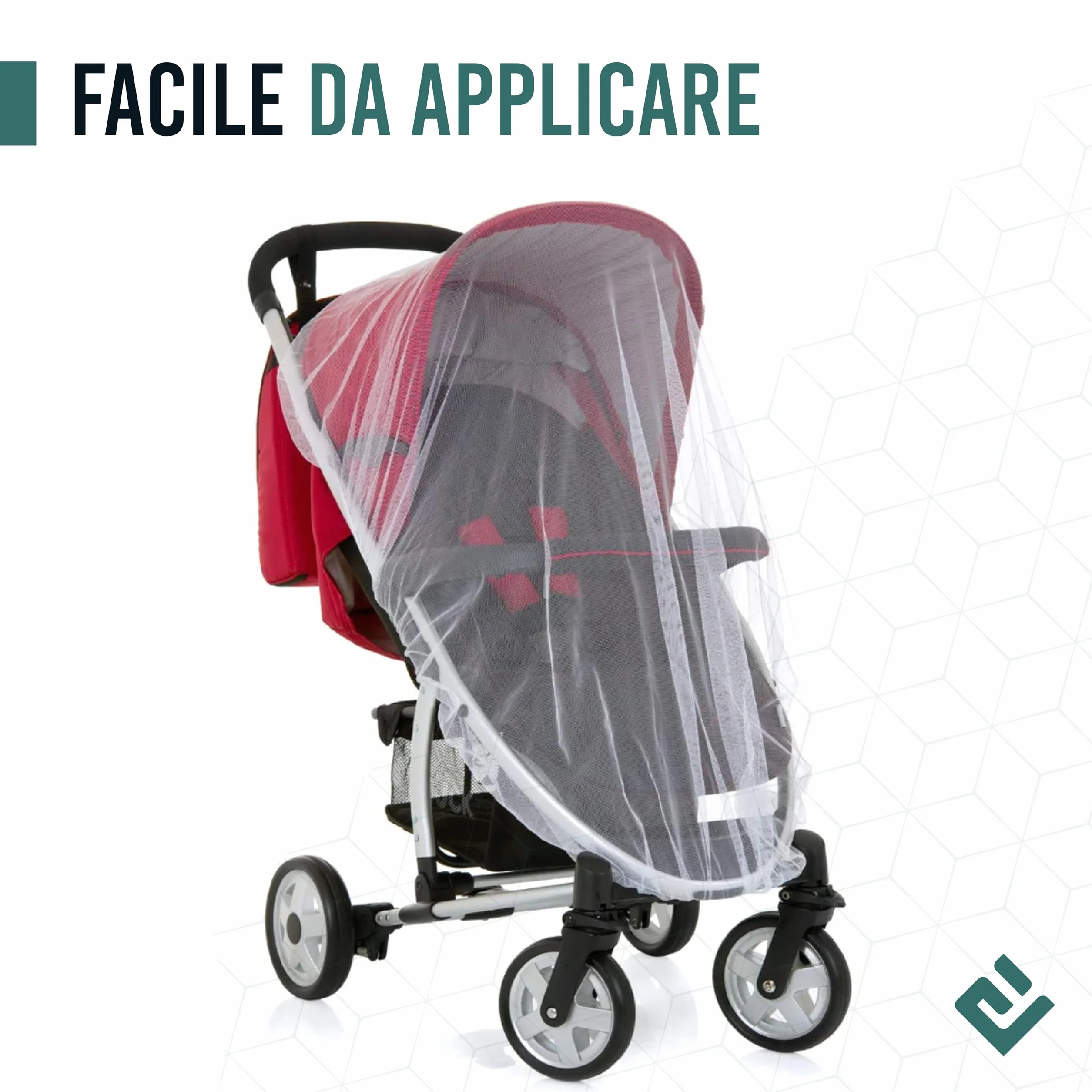 Zanzariera Passeggino Universale Bambini Protezione da Zanzare Insetti Lavabile