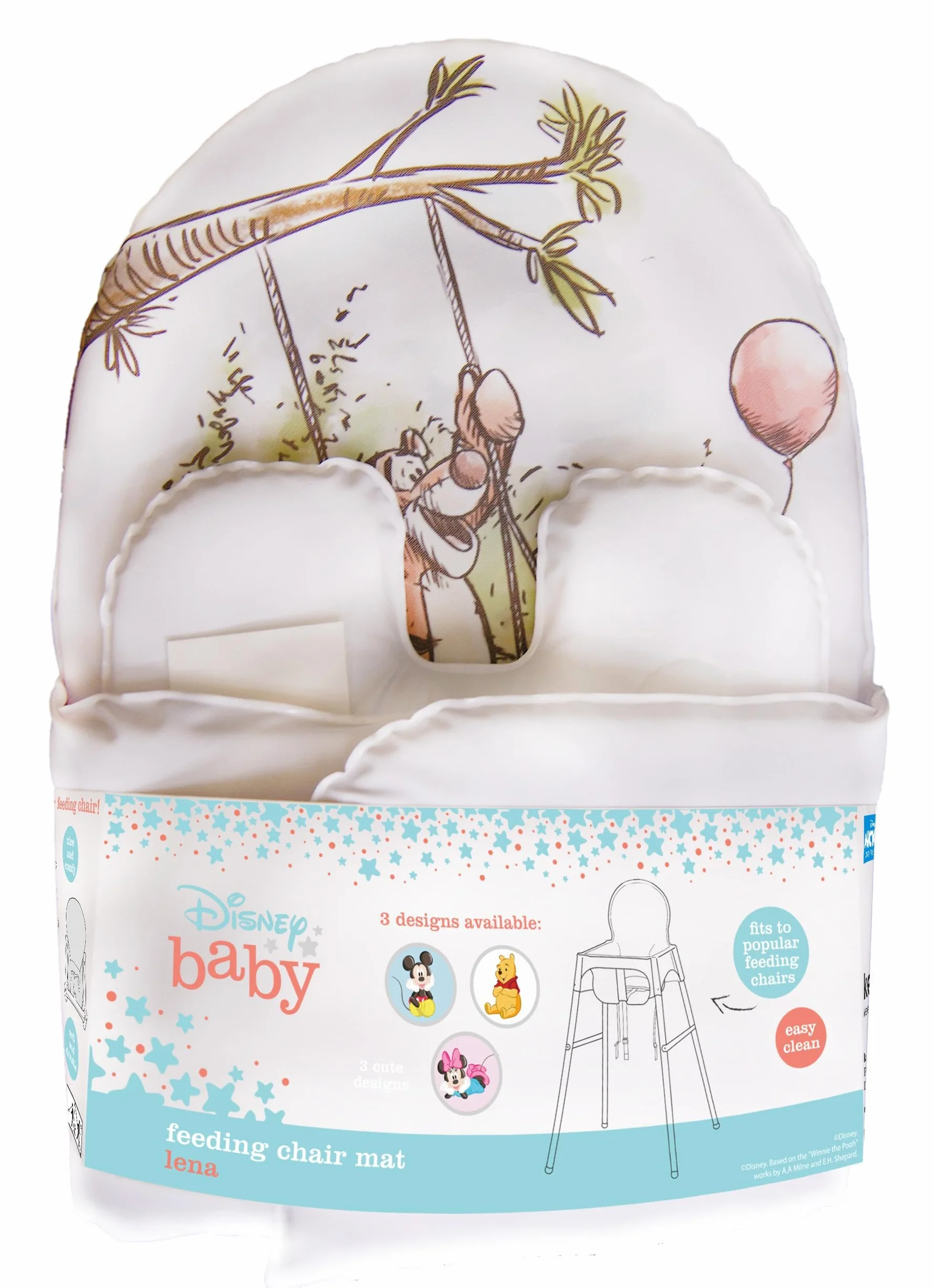 Keeeper Cuscino per Seggiolone Winnie the Pooh Bianco