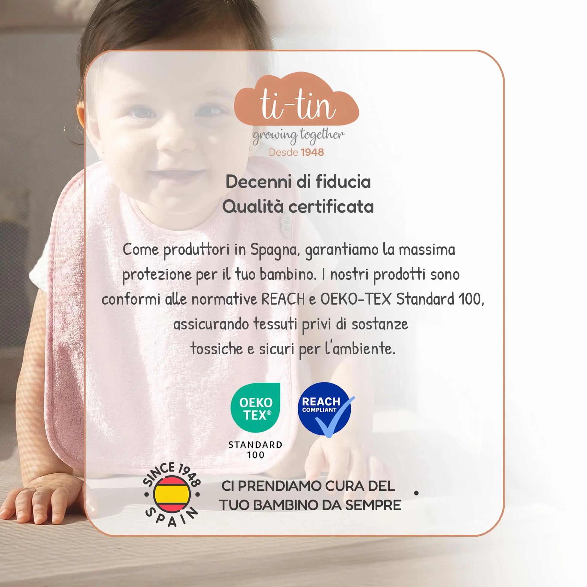 Bavaglini Impermeabili con Elastico per Asilo 5 Pezzi Spugna di Cotone Ultra Assorbente OEKO-TEX 6-12 Mesi