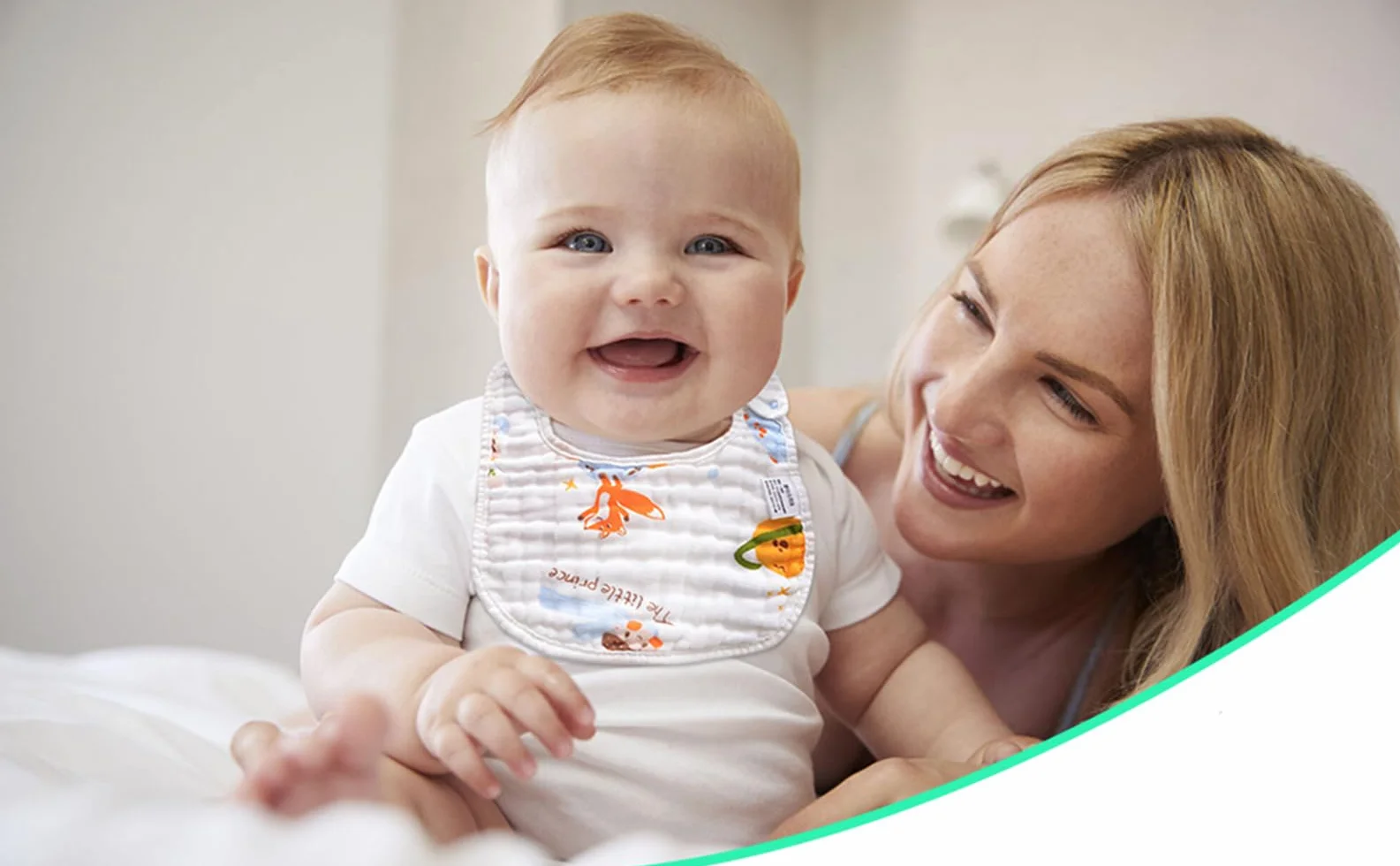 SLOSH Bavaglini Impermeabili Neonato Bandana Cotone Baby Pappa Morbidi Assorbenti Burp Lavabile