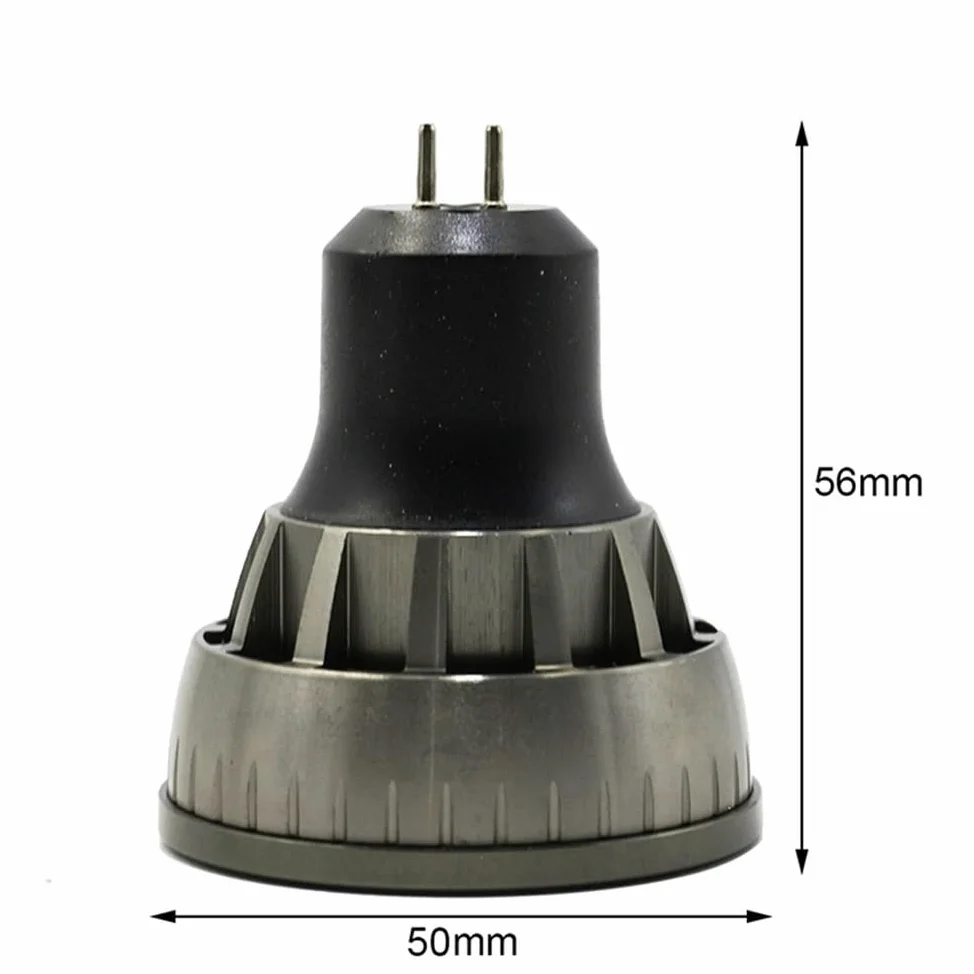 Fengyan Lighting, Confezione da 10, Lampadina Faretto LED COB 220V-240V 5W GU10/GU5.3 Lampadine a Tazza in Alluminio Dimmerabili Illuminazione del Soggiorno(Cold White,GU5.3)