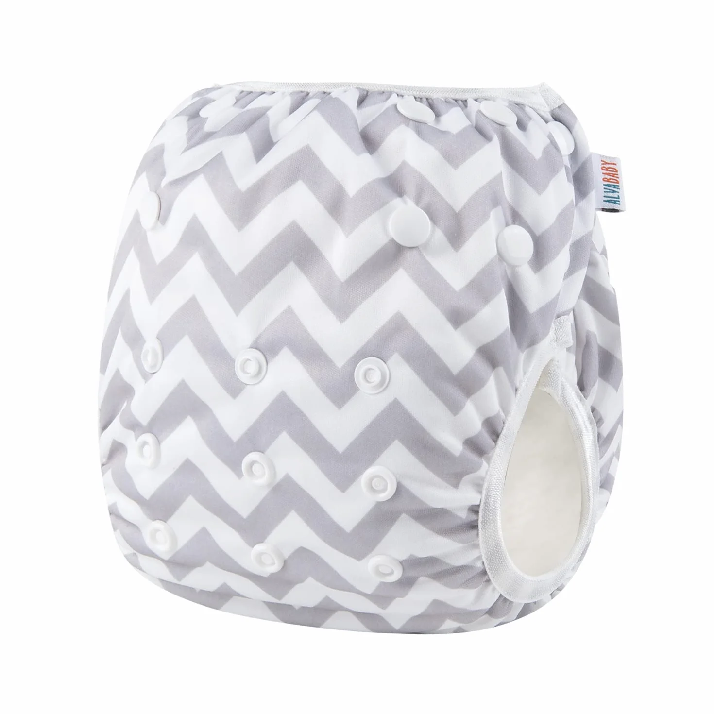 ALVABABY Nuoto Pannolini 3 pz Snap One Size Riutilizzabile Regolabile 0-2 Anni