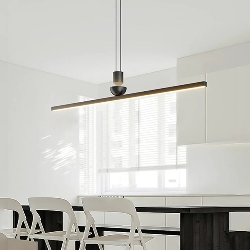 Moderna Lampada a Sospensione lineare a LED per soffitto, Lampada da Cucina Minimalista, Lampada a Sospensione a Striscia Lunga per Ufficio, Tavolo da Pranzo
