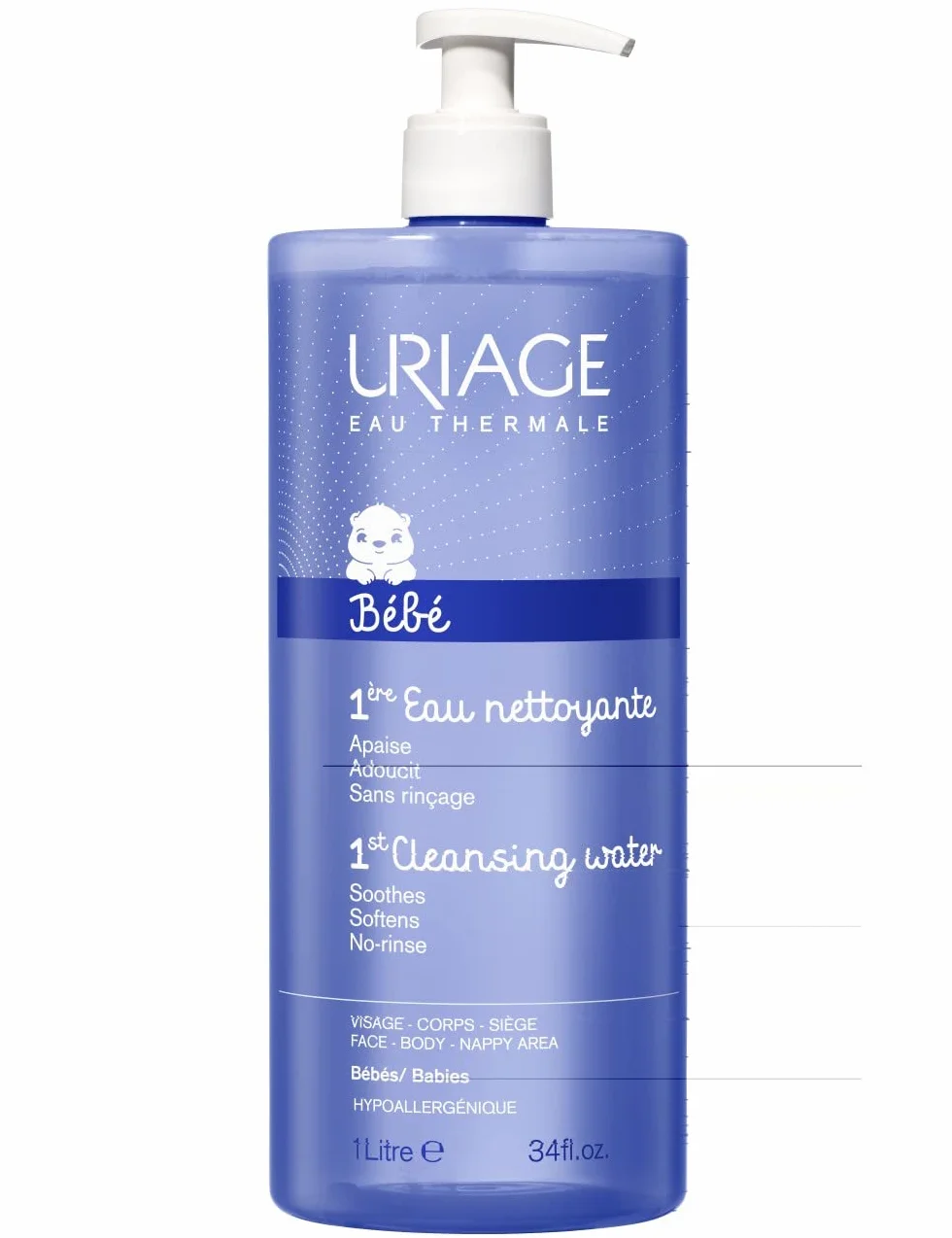 Uriage Bambino Acqua Detergente Primo No Rinse 1 L