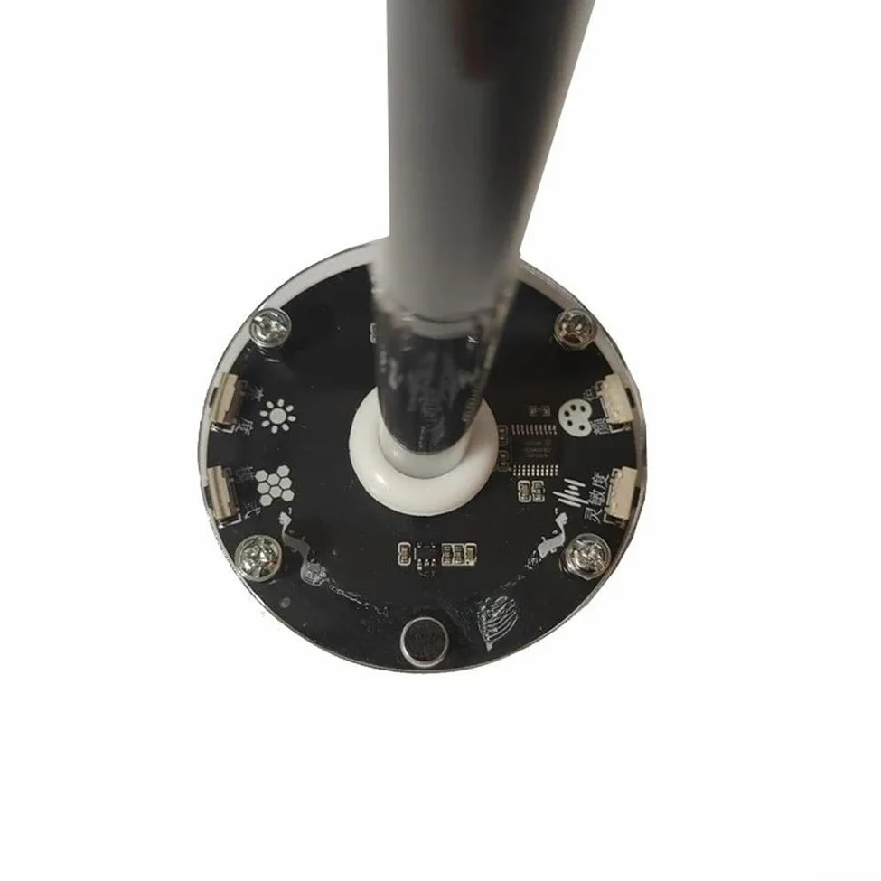 Lampada da tavolo a LED a controllo vocale, 6 x 12 cm, effetto luce RGB | Controllo vivavoce, 11 temi di colore, 6 x 12 cm, compatto, robusto, ideale per la scrivania