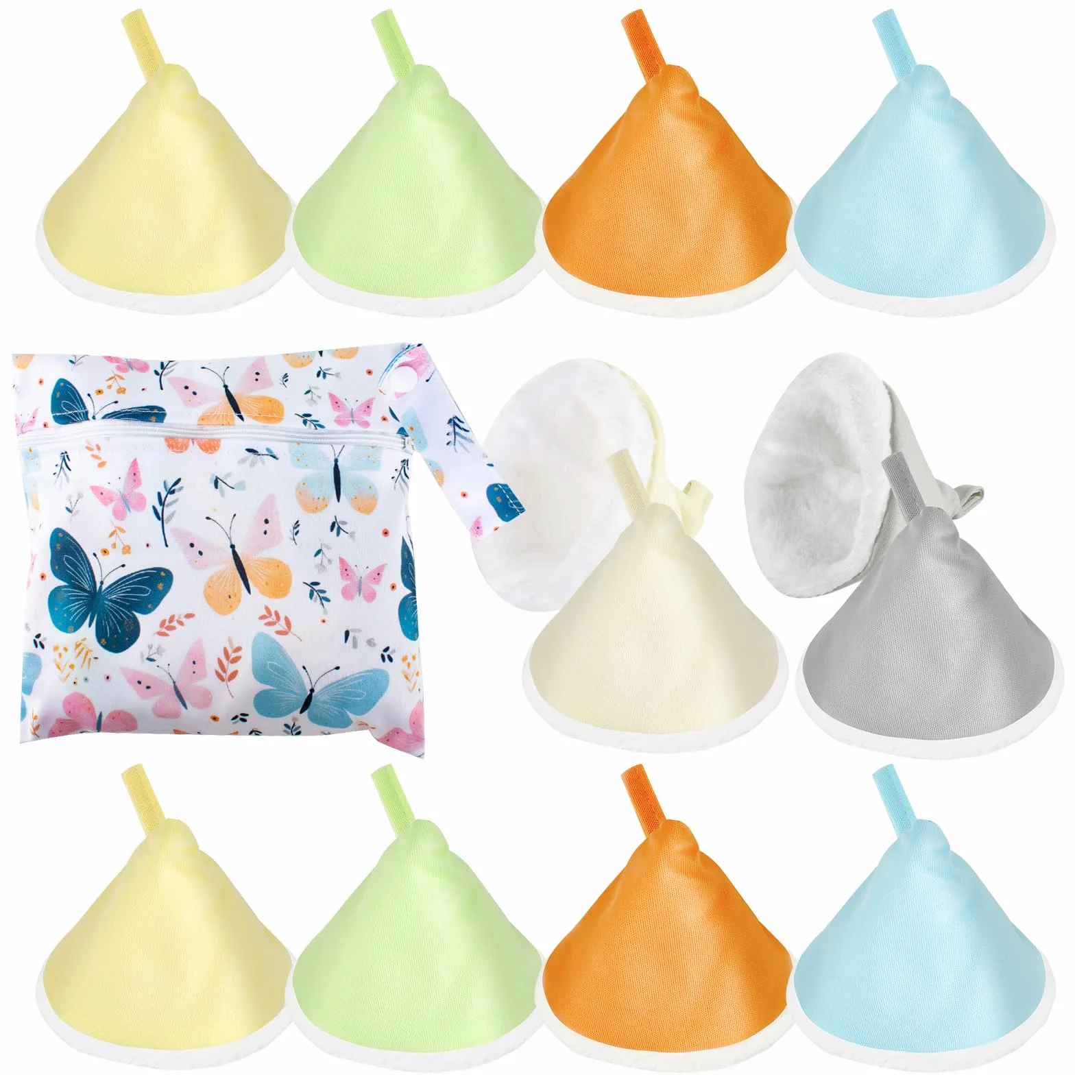 Pipi Tipi Baby Boy Tinta unita 12 pezzi Pee Teepee pannolini e borsa pannolini