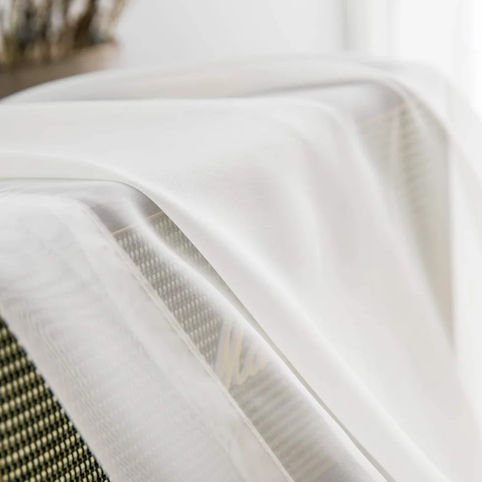 MIULEE Tende Trasparenti con Occhielli 140x260cm 2 Pannelli per Finestre Salotto