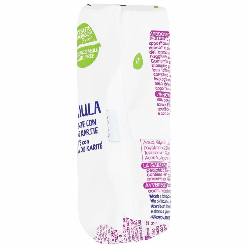 Fria Baby Salviette per Cambio Pannolino 98% Acqua Purificata 20+5 Confezione Pocket
