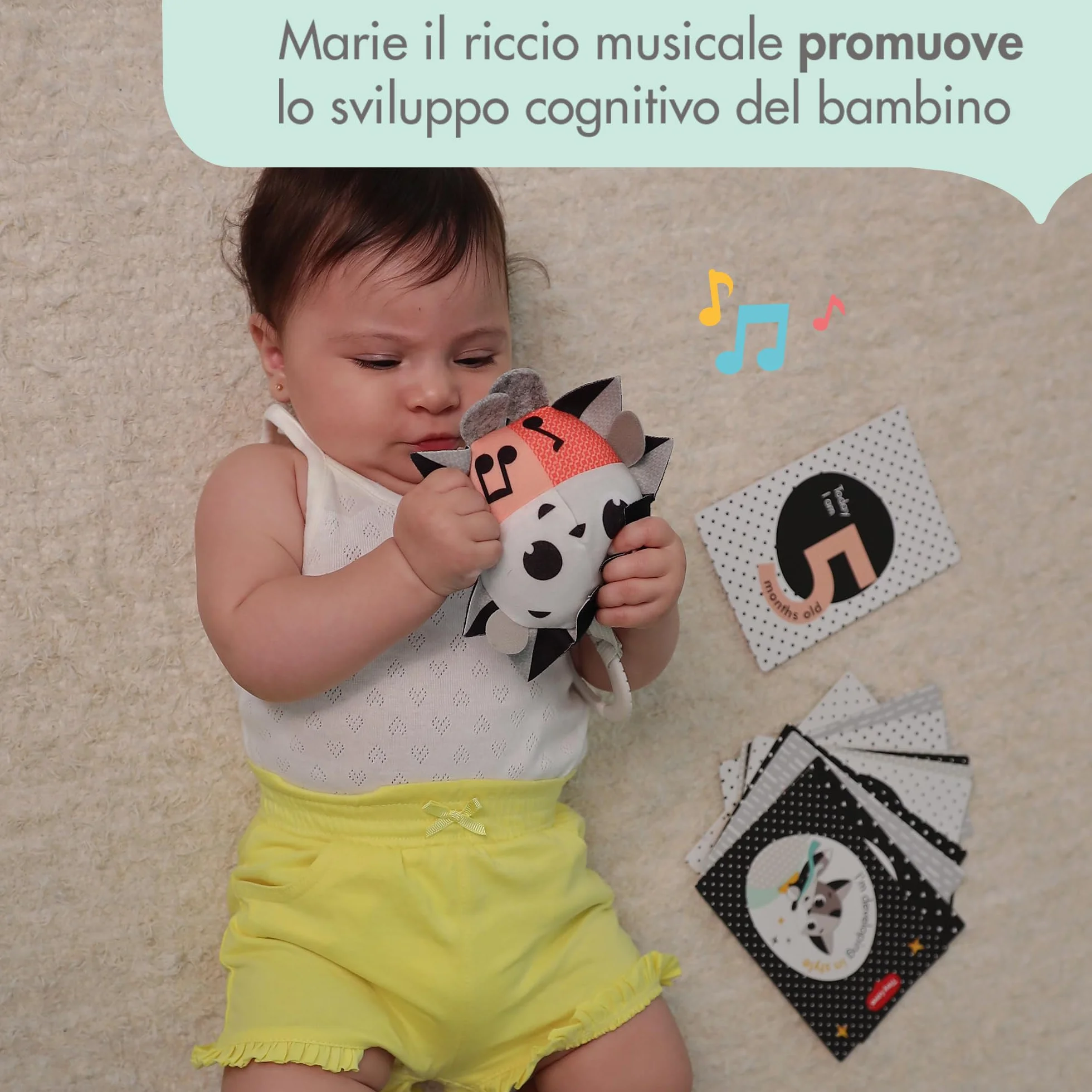 Tiny Love Magical Tales Set Giocattoli Educativi 4 Pezzi 0+ Sonaglio Massaggiagengive Pupazzo