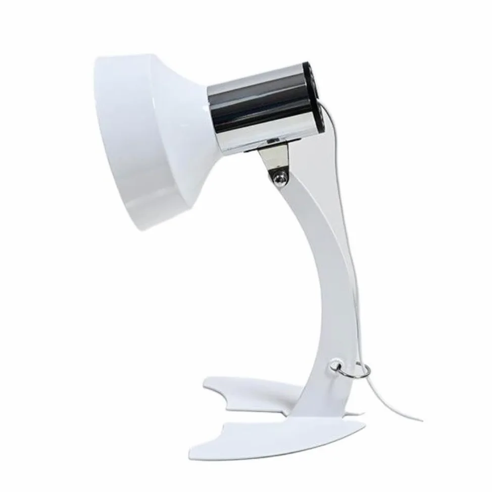Lampada da tavolo a di pesce, luce notturna da lettura for studio | Design a di pesce, alimentazione USB, metallo, regolabile, luce da lettura da studio(White)