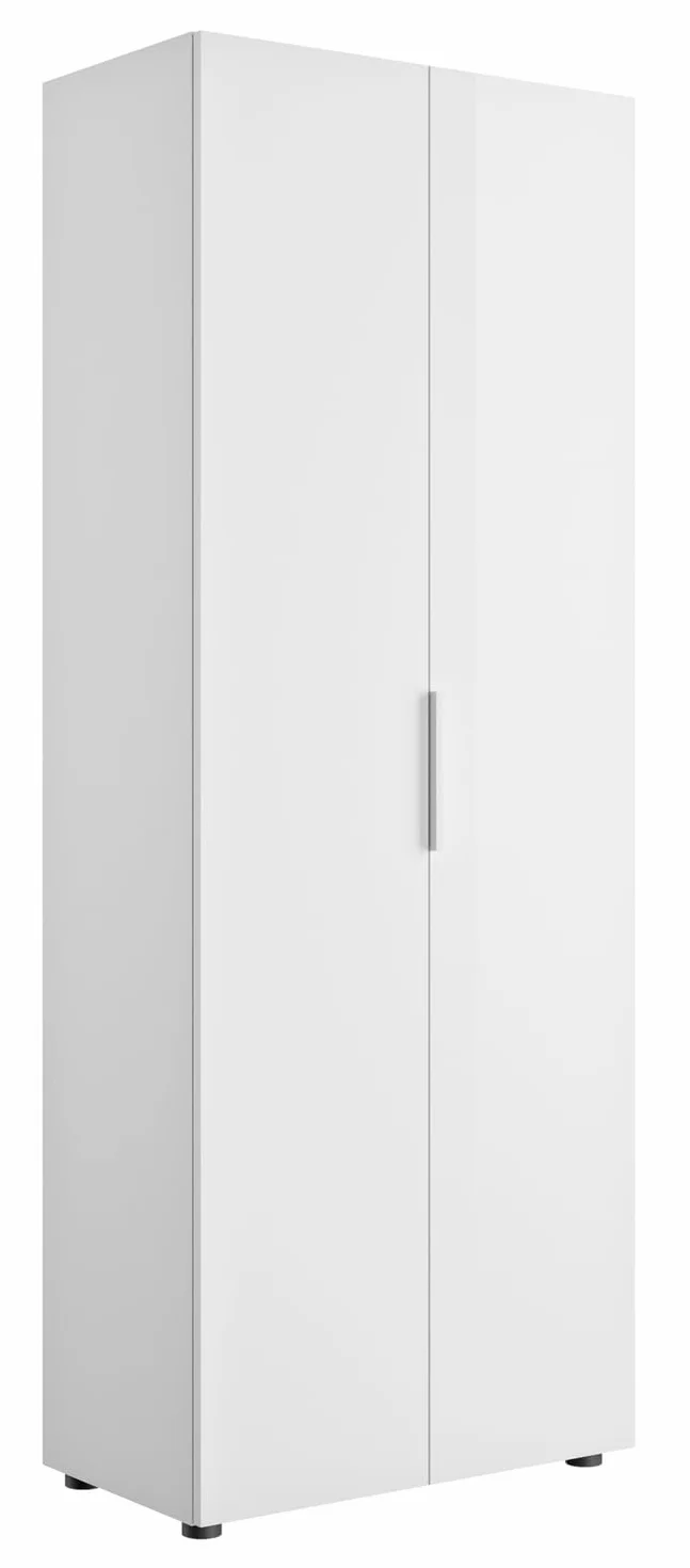 Composad Armadio ESPRESSO 2 Ante Salva Spazio 69,4x181x36 cm Bianco Made in Italy