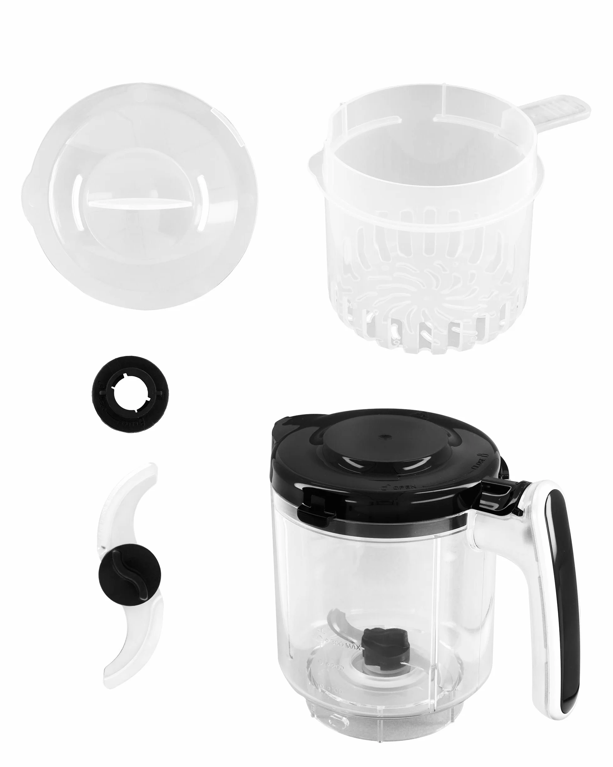 Twistshake V2 Robot da Cucina Multifunzionale per Neonati, Nero