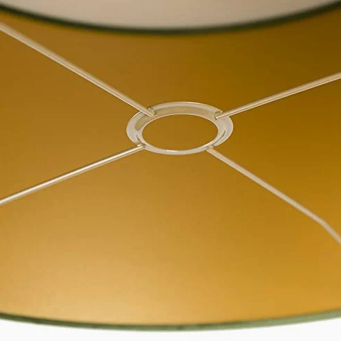 QAZQA cilinder velours - Paralume Classico - luce - Ø 500 mm - Verde -