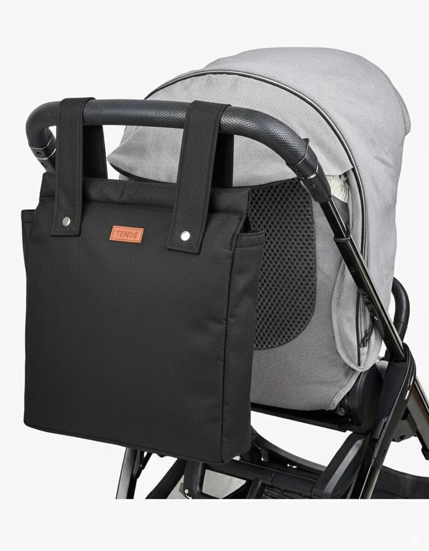 TENDS Borsa per passeggino spaziosa con funzione di borsa maternità organizzatore multiuso