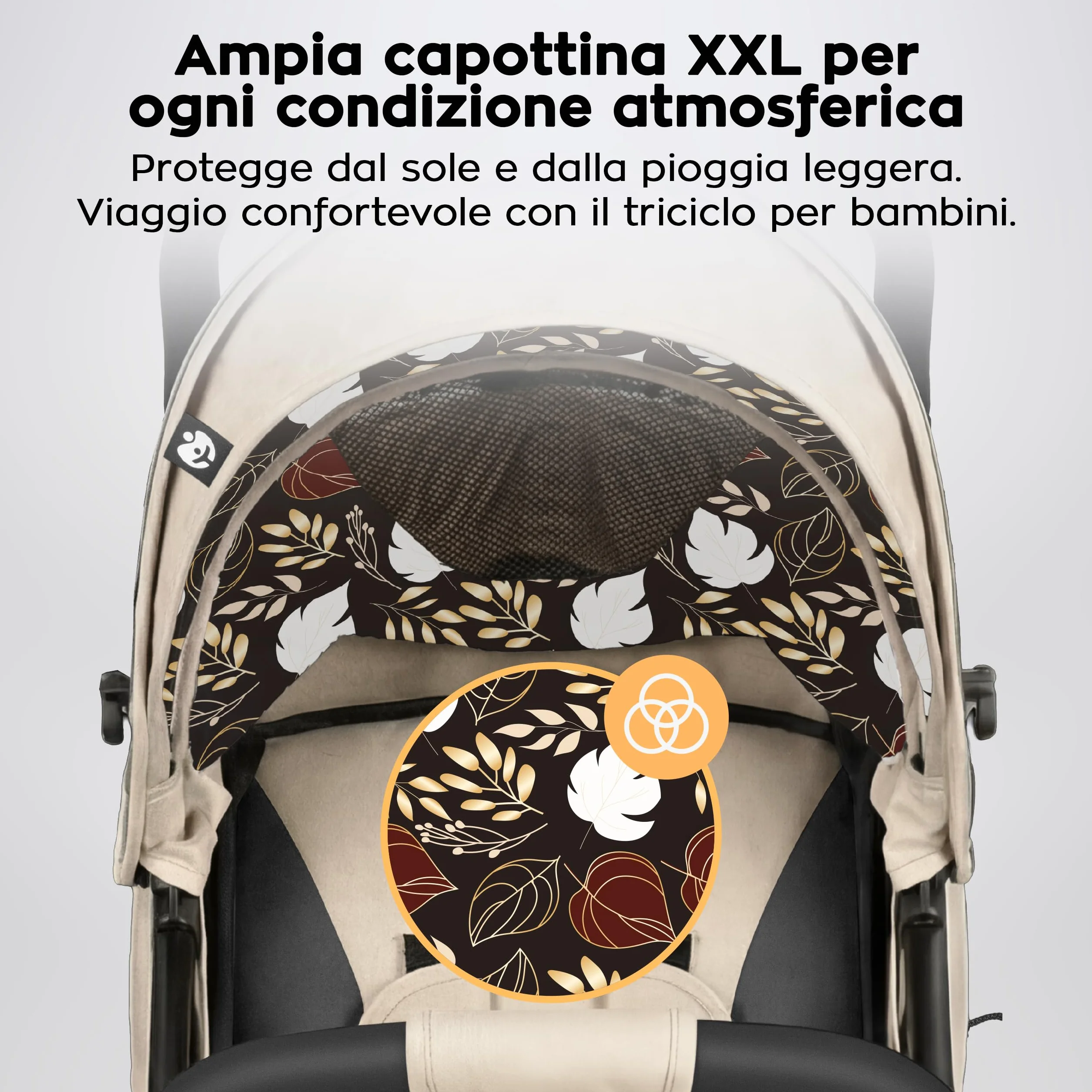 Tulano Davos 35 Passeggino Leggero da Viaggio Ultraleggero Compatto Aereo Chiusura Rapida Cappottina XXL Ruote Ammortizzate 22 kg