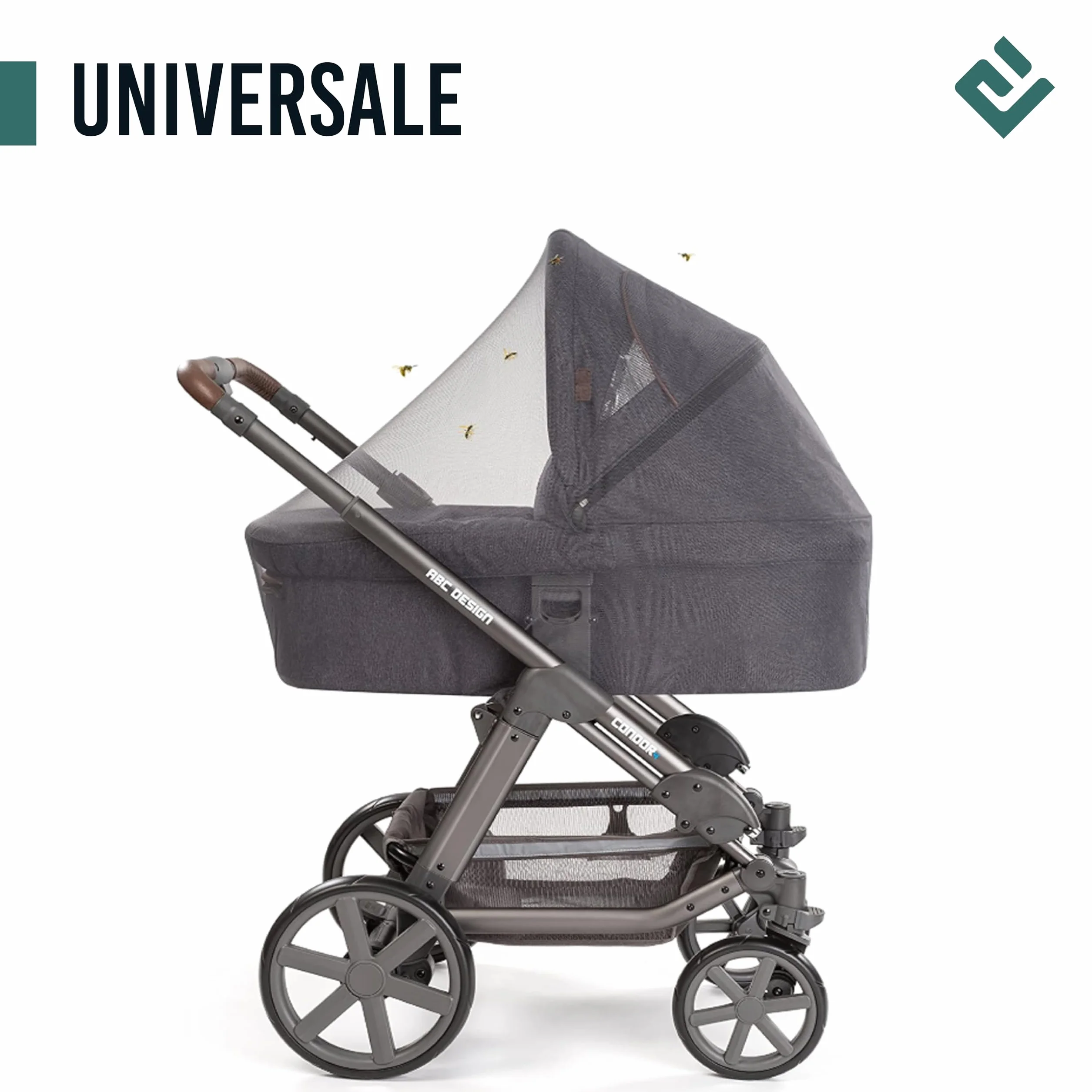 Zanzariera Passeggino Universale Bambini Protezione da Zanzare Insetti Lavabile
