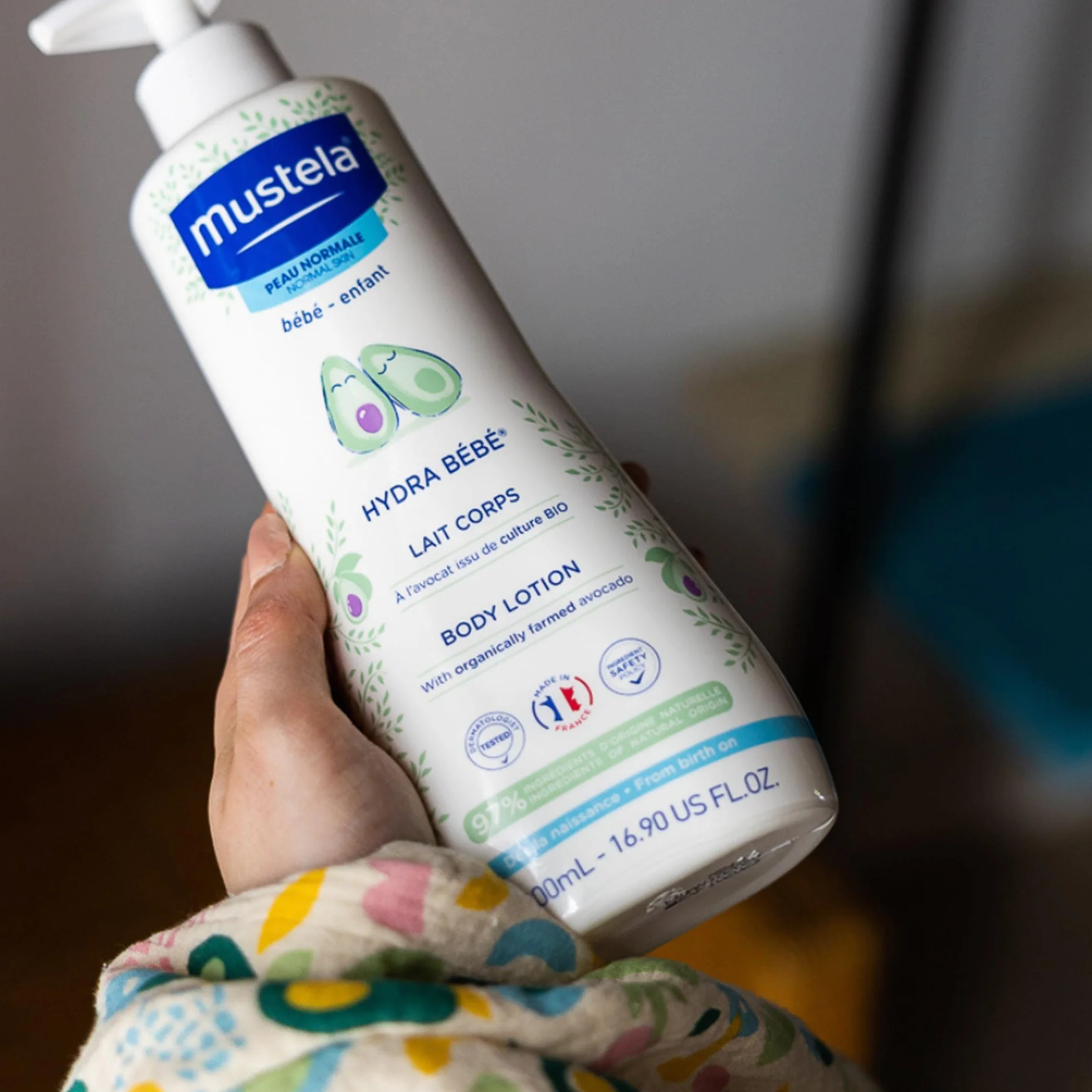 Mustela Hydra Bebè Latte Idratante per il Corpo Pelle Normale 500ml