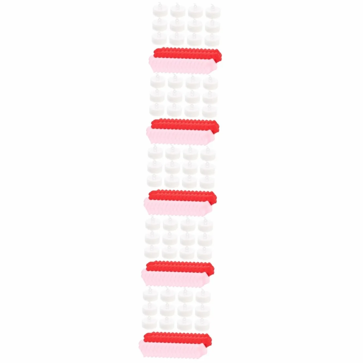 VICASKY 5 Set Candele LED Fiamma con per Decorazioni Romantiche Atmosfera e per Matrimoni e Feste
