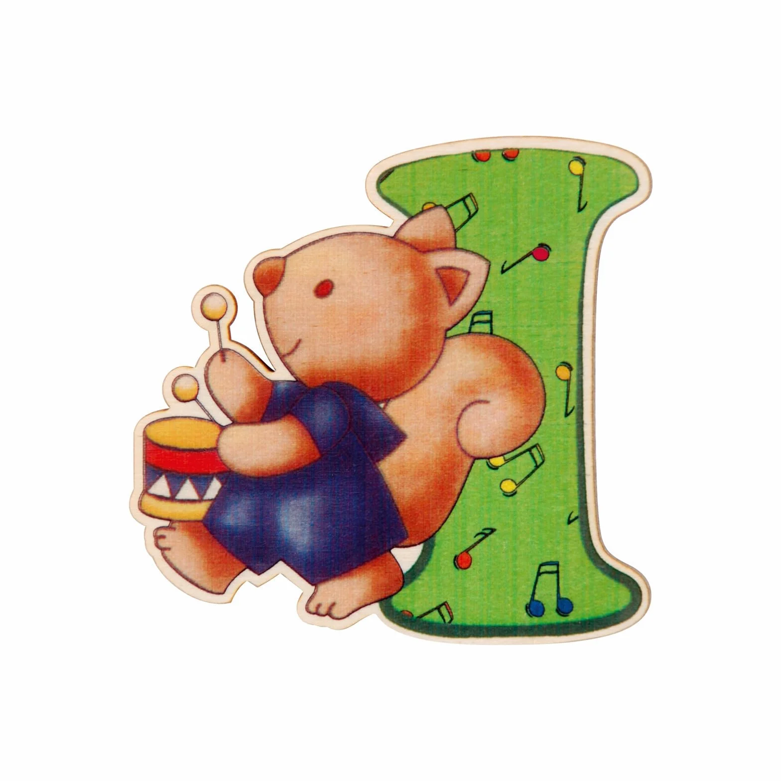 Lettera I in Legno 6 cm - Personalizza Nomi per Cameretta Bambini, Decorazioni Artistiche per Compleanni, Made in Italy