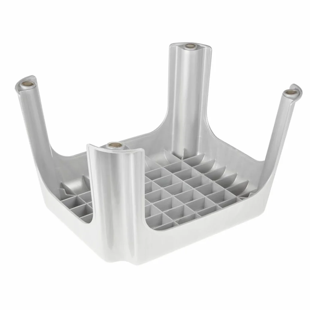 Keeper Scaletta antiscivolo plastica PP 36,5x30x24 cm srebrny