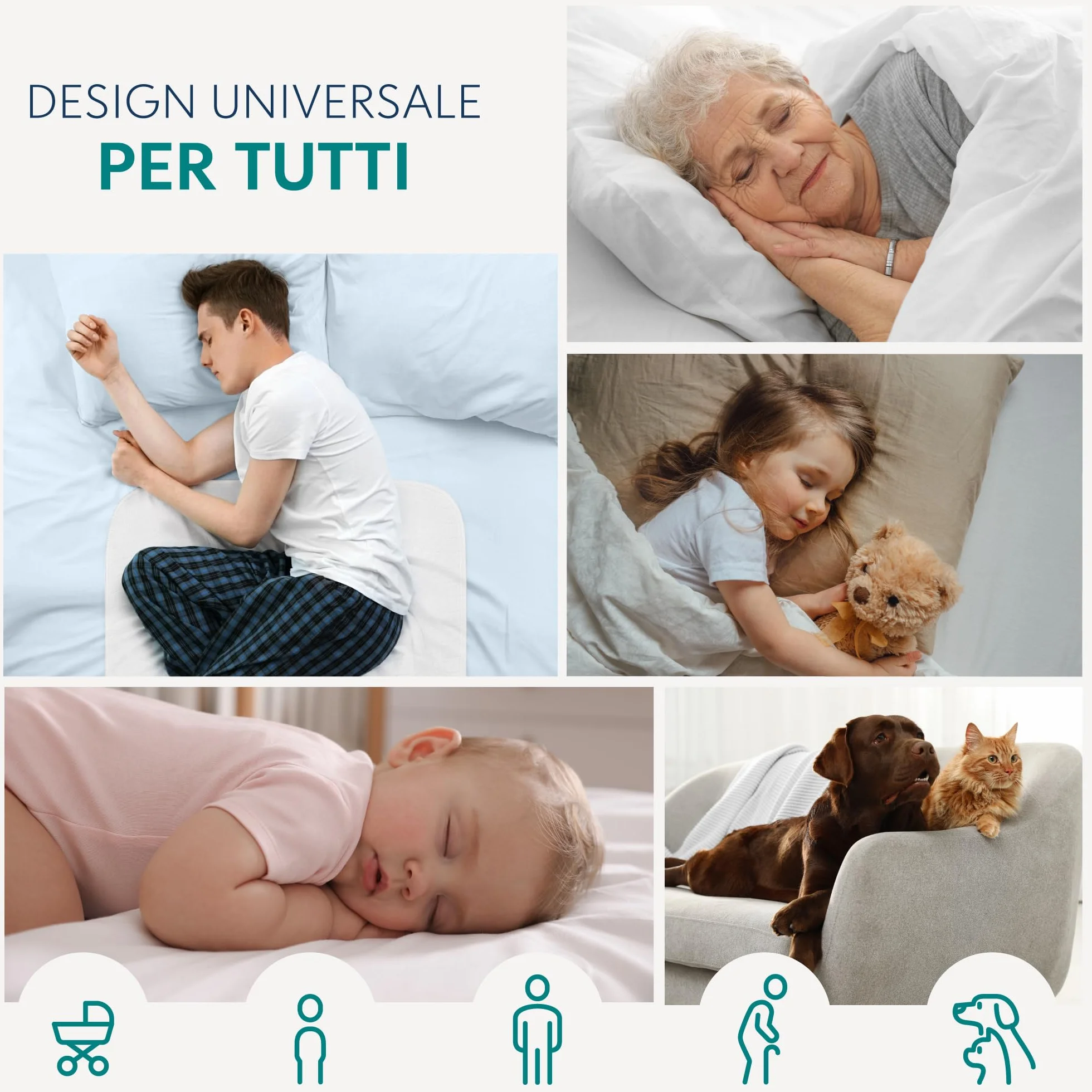 Dreamzie Traverse Letto Assorbente Impermeabile 50 x 70 cm Lavabile Incontinenza
