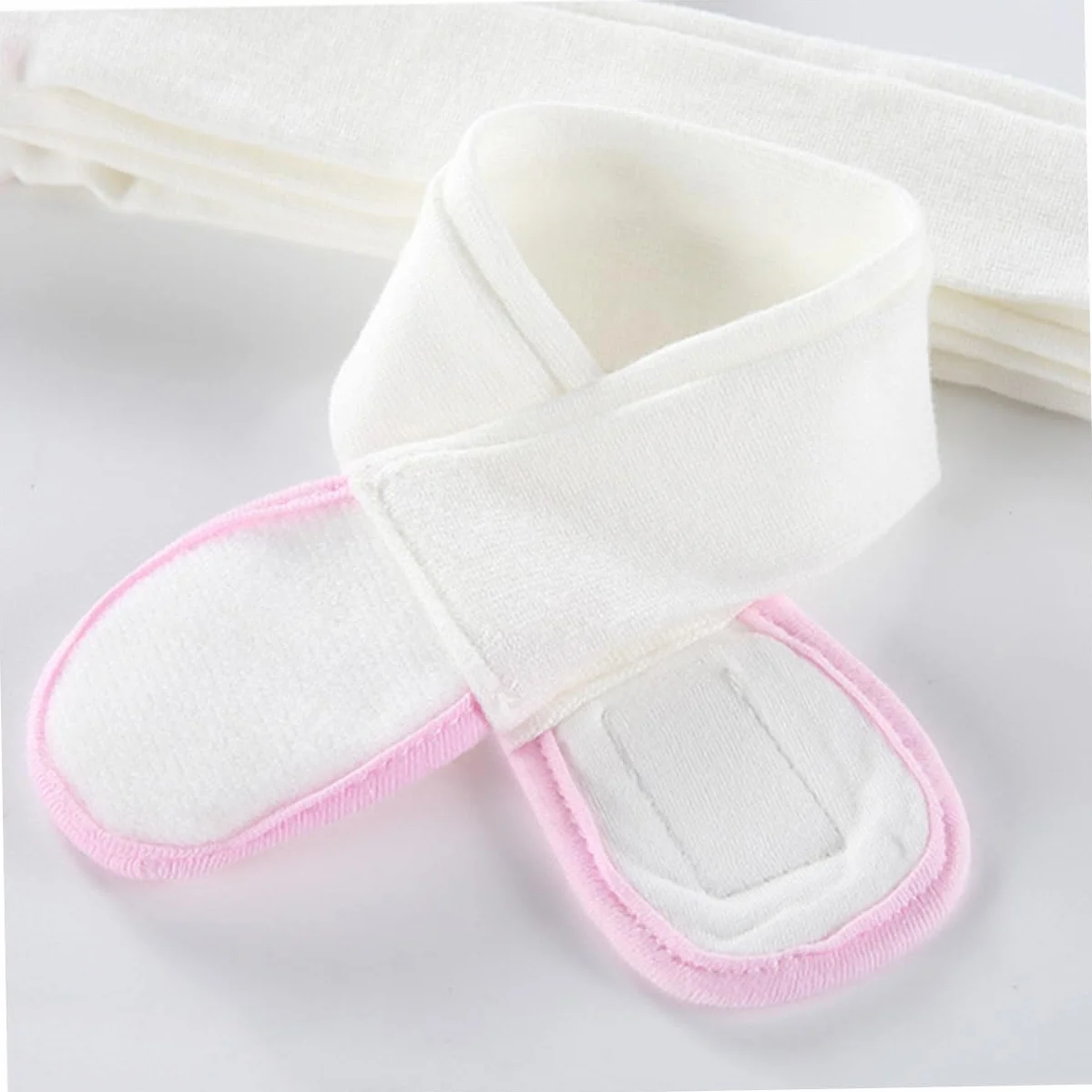 Cinghie Regolabili Per Pannolini Cotone Fissaggio Sicuro Riutilizzabile 3 Pezzi Blu Giallo Rosa