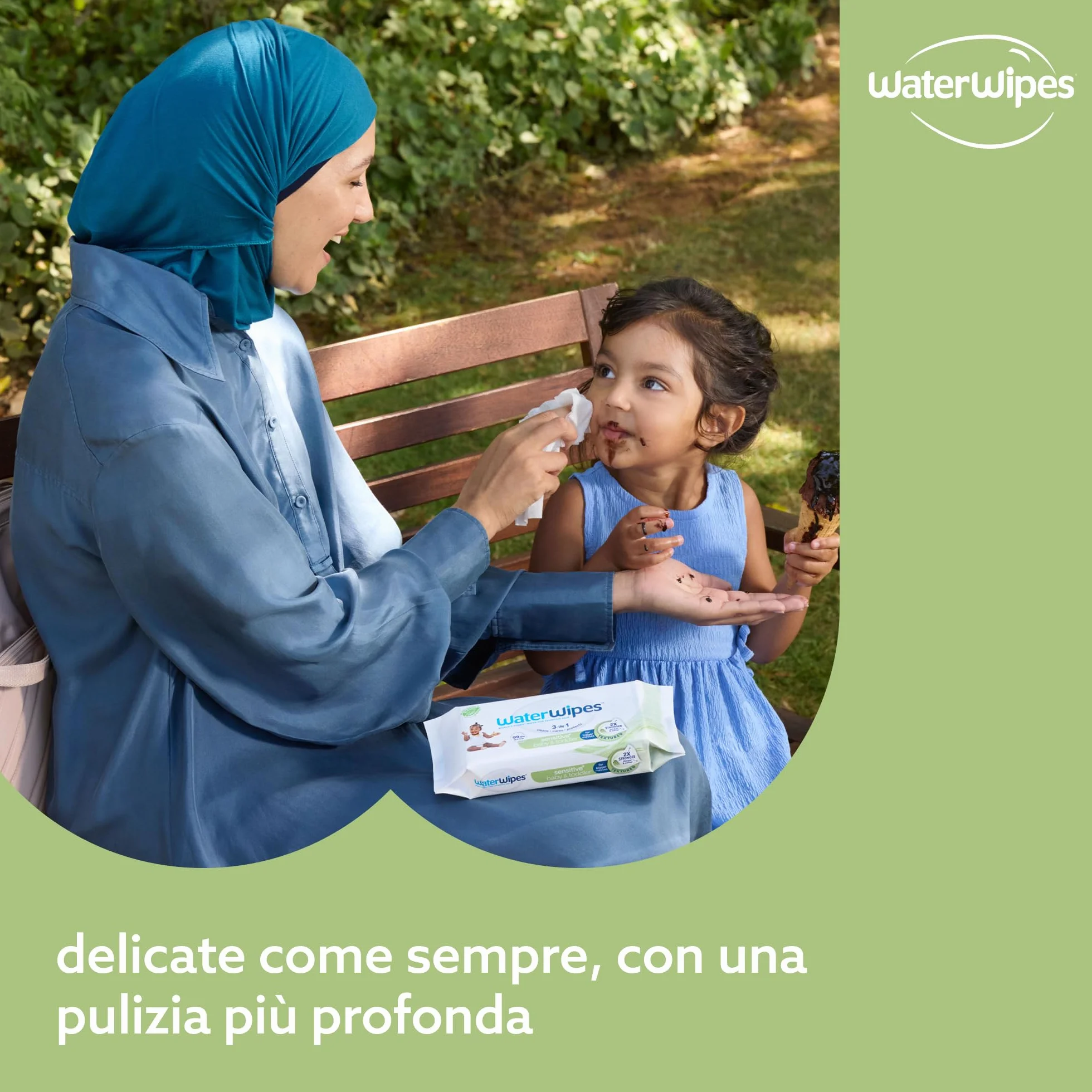 WaterWipes Salviettine Neonati Bambini Piccoli 720 Pezzi 12 Confezioni 99,9% Acqua Senza Profumo