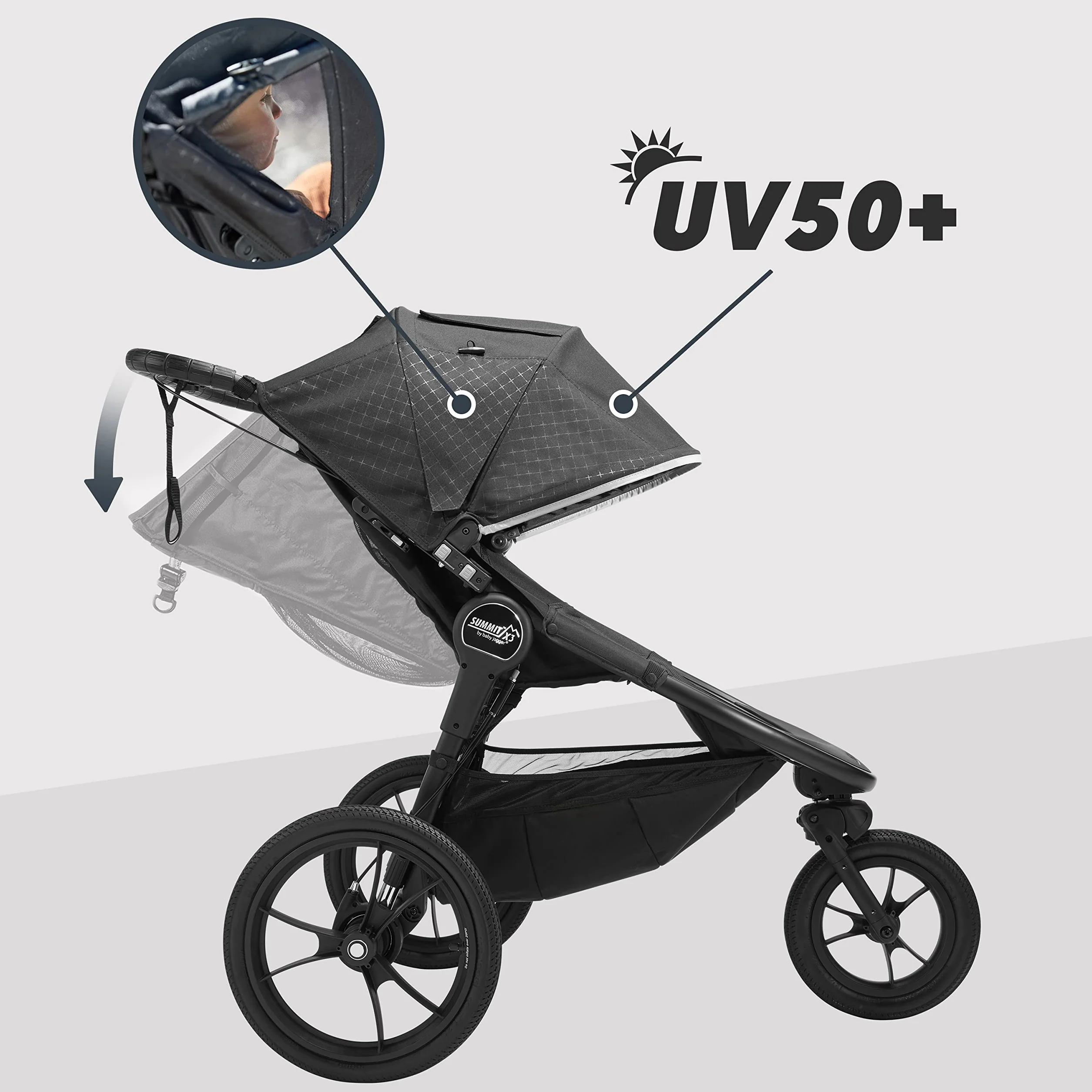 BABY JOGGER Summit X3 Passeggino Midnight Black