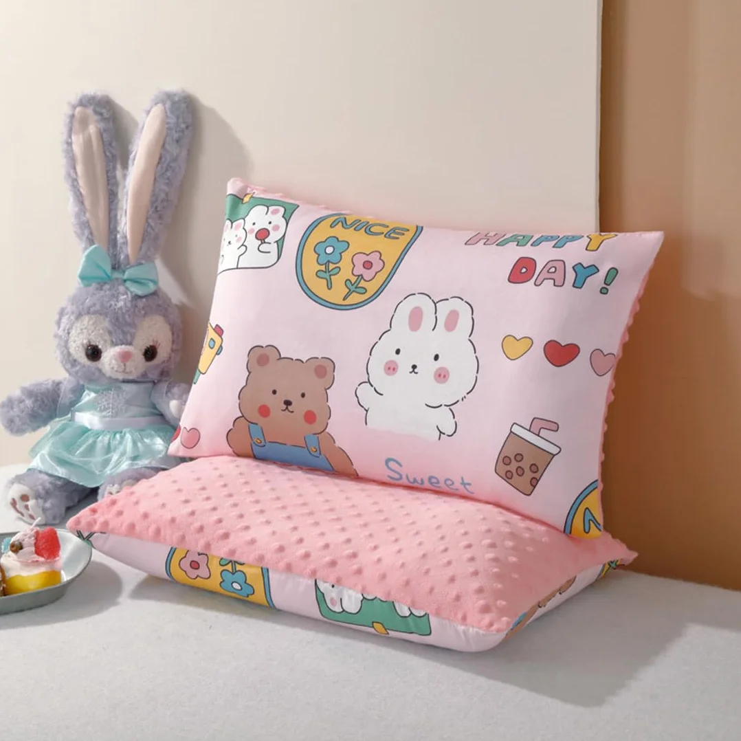 Federa cuscino per bambini 100% cotone 30x50cm 2 pezzi