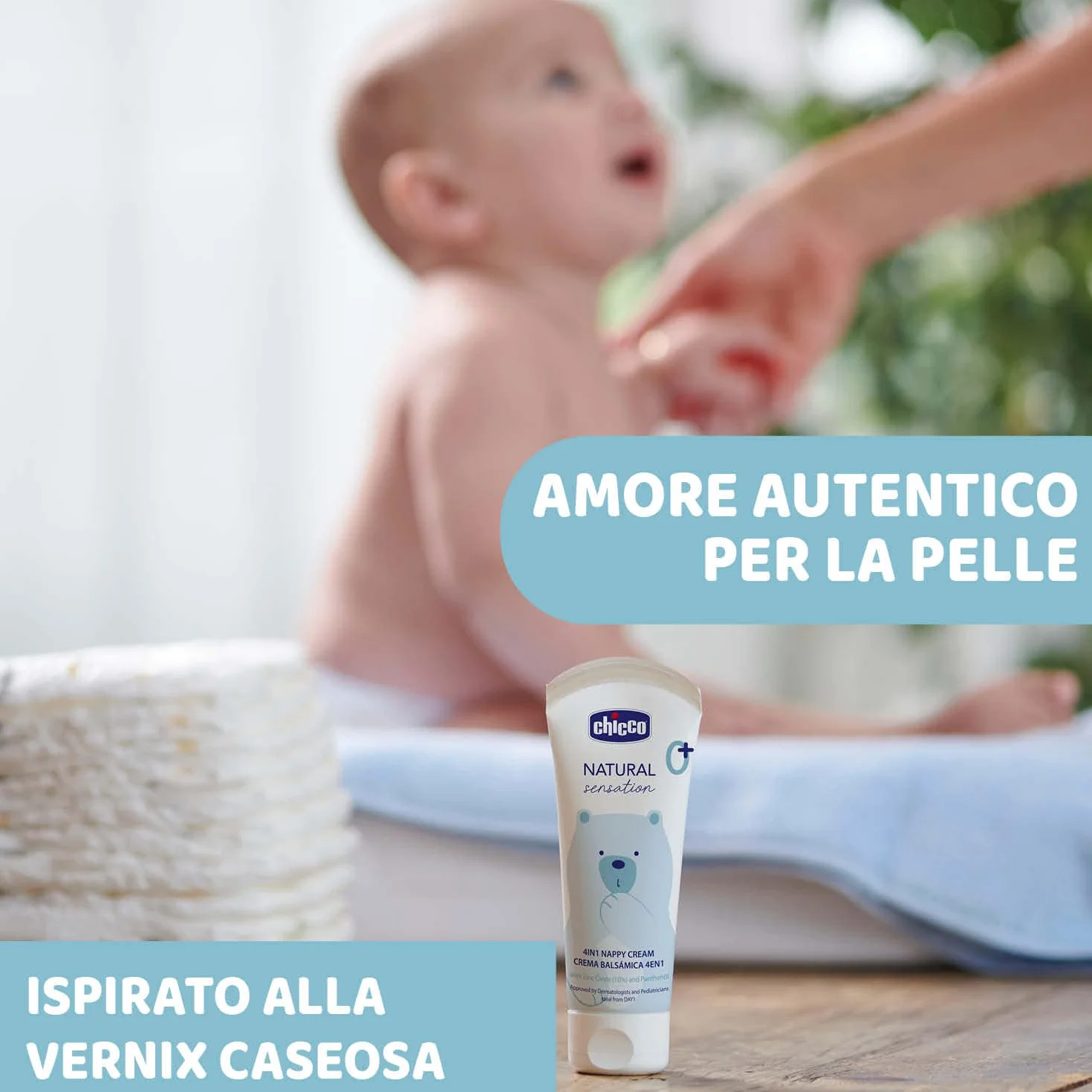 CHICCO Pasta Lenitva 4in1 senza profumo 100 ml z tlenkiem cynku