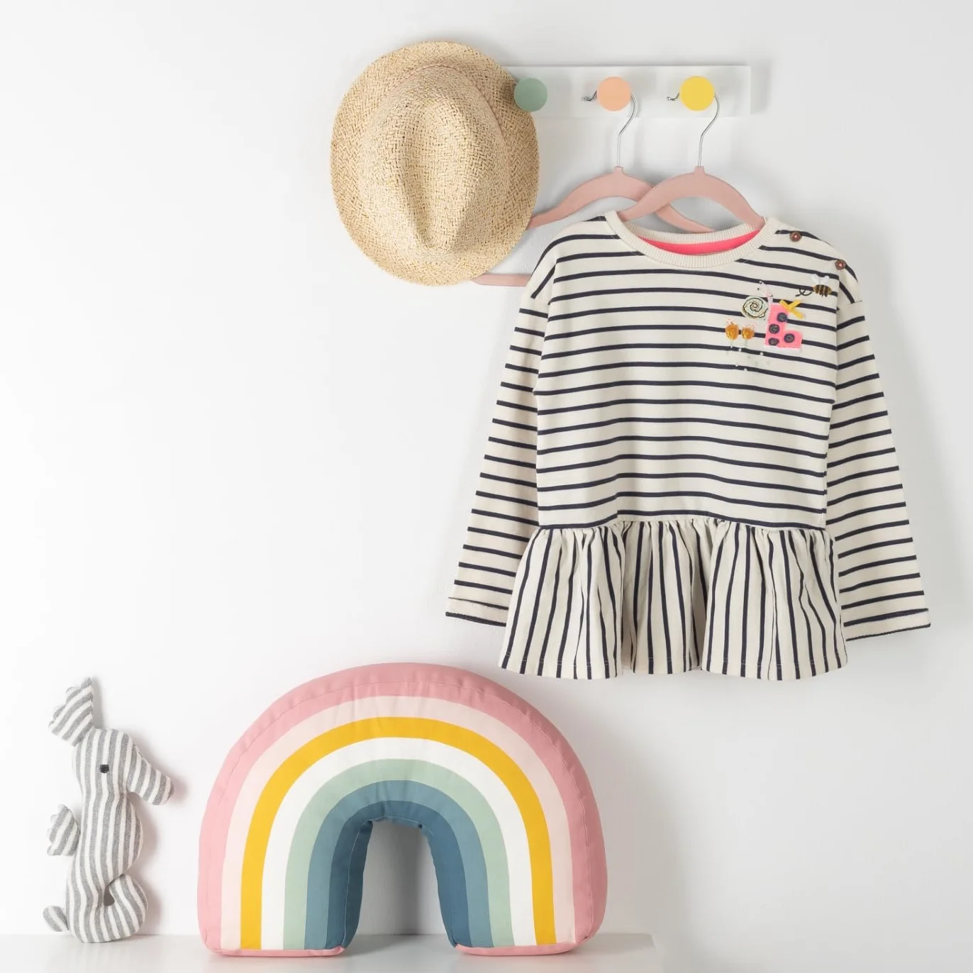 Grucce Bambini 30 Pz in Velluto Salvaspazio Rotanti 360° Antiscivolo Rosa Chiaro