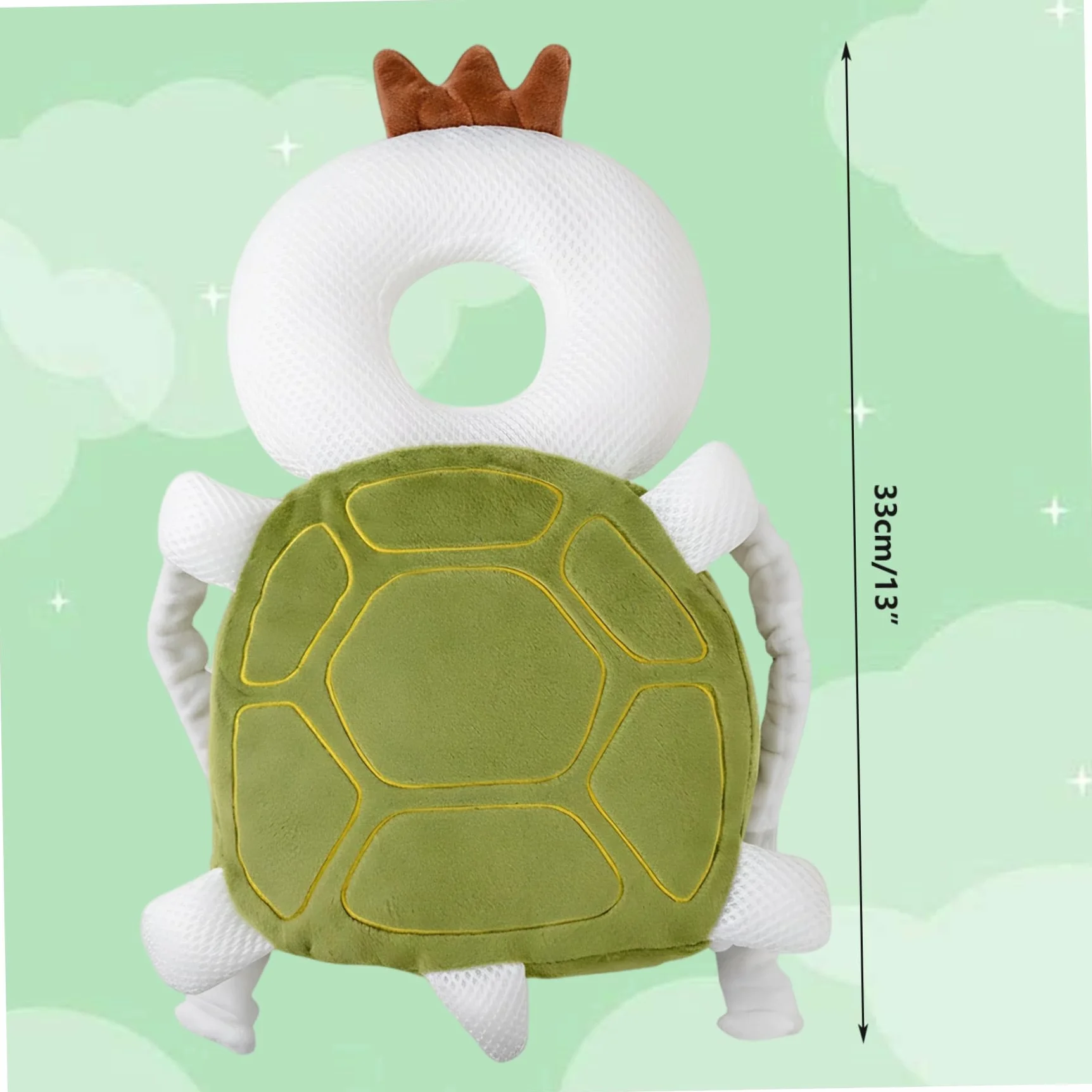 Zaino anticaduta per bambini con cuscino morbido protezione testa cinghia regolabile
