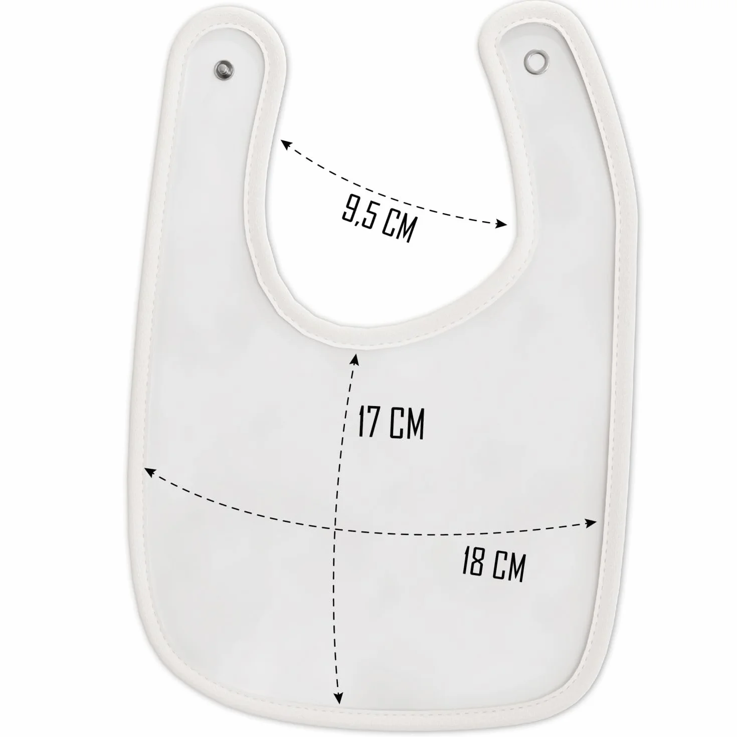Bavetta neonato personalizzata in cotone bavaglino neonato