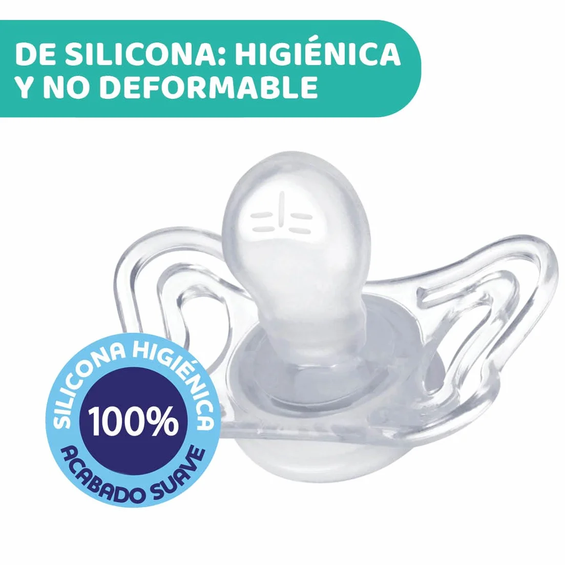 Chicco PhysioForma Light Lumi Succhietto Luminescente 16-36 Mesi Silicone 2 Pezzi